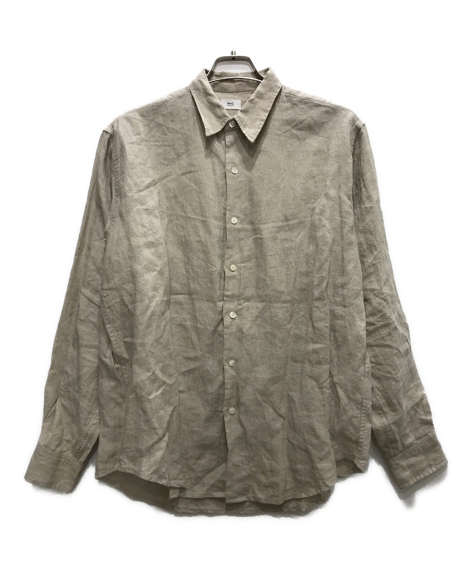 RHC Ron Herman (アールエイチシーロンハーマン) Linen Shirt ベージュ サイズ:M