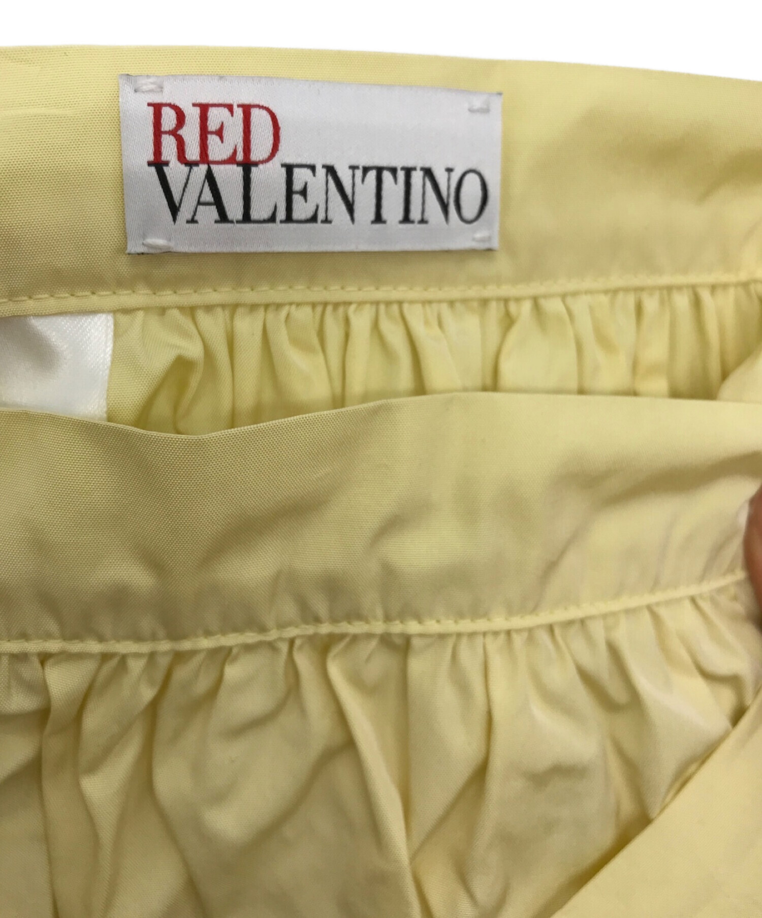 中古・古着通販】RED VALENTINO (レッドヴァレンティノ) ラップスカート イエロー サイズ:40｜ブランド・古着通販  トレファク公式【TREFAC FASHION】スマホサイト