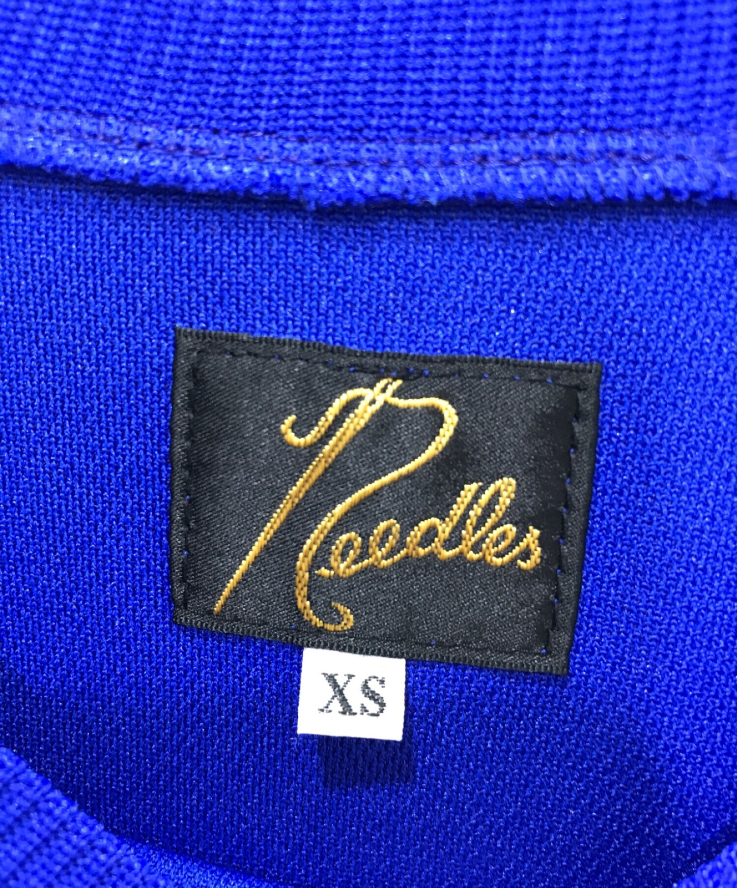 Needles (ニードルズ) KEBOZ (ケボズ) TRACK CREW NECK SHIRT ブルー サイズ:XS