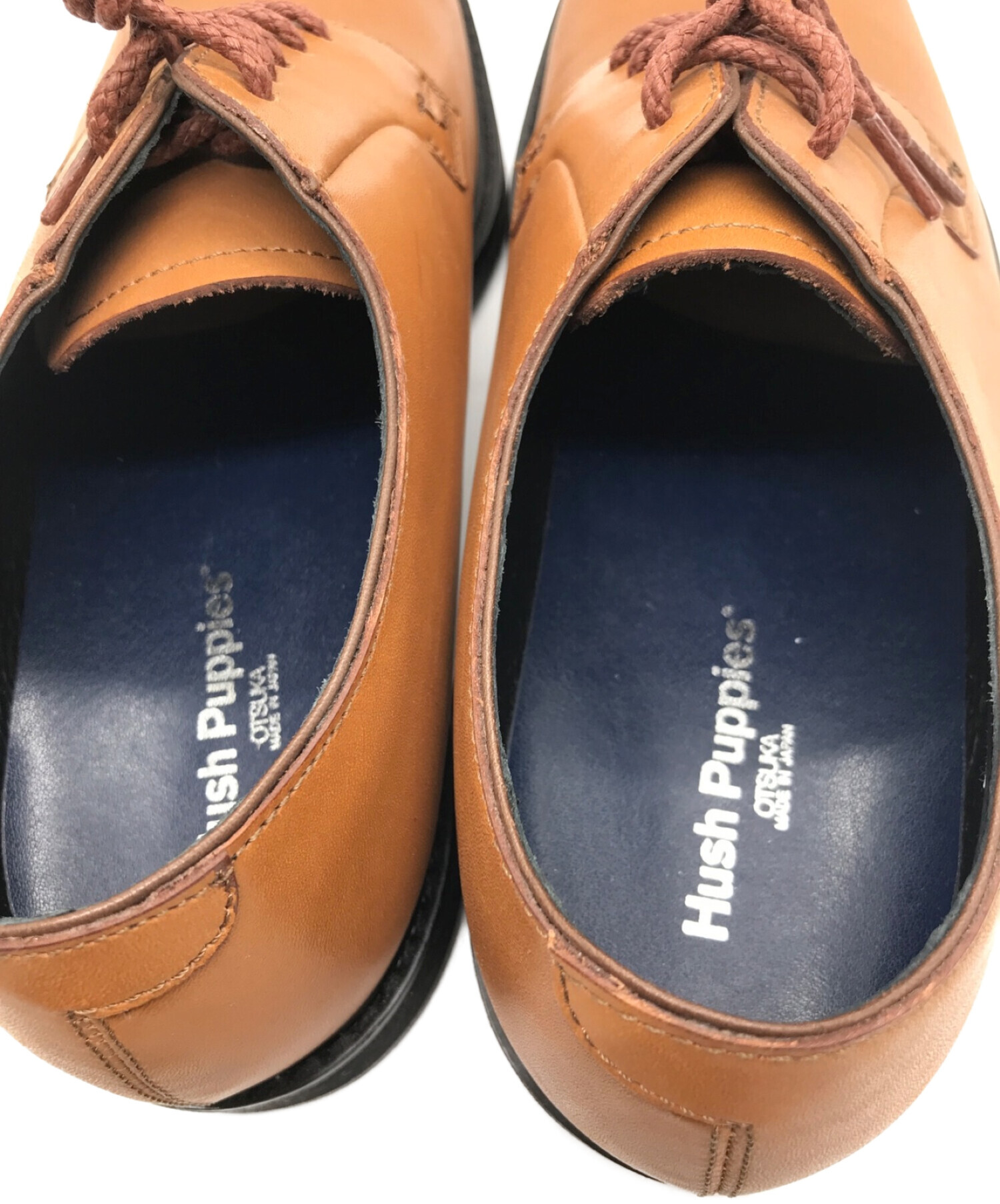 Hush Puppies (ハッシュパピーズ) Otsuka (オオツカ) プレーントゥシューズ ブラウン サイズ:26　1/2