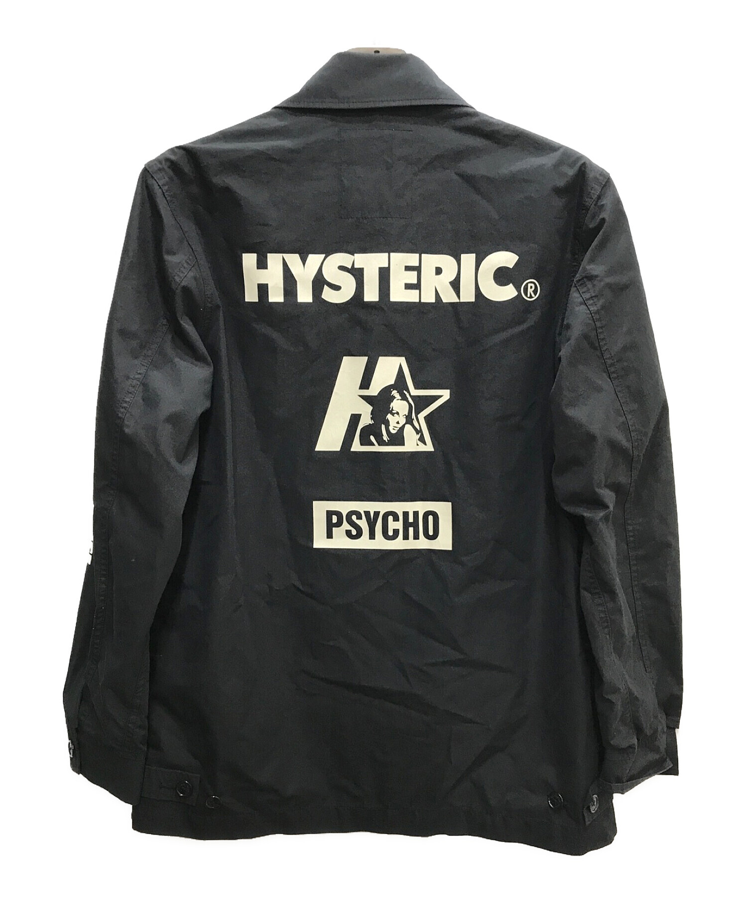 Hysteric Glamour (ヒステリックグラマー) STAR-WOMAN ライナー付デッキジャケット ブラック サイズ:M