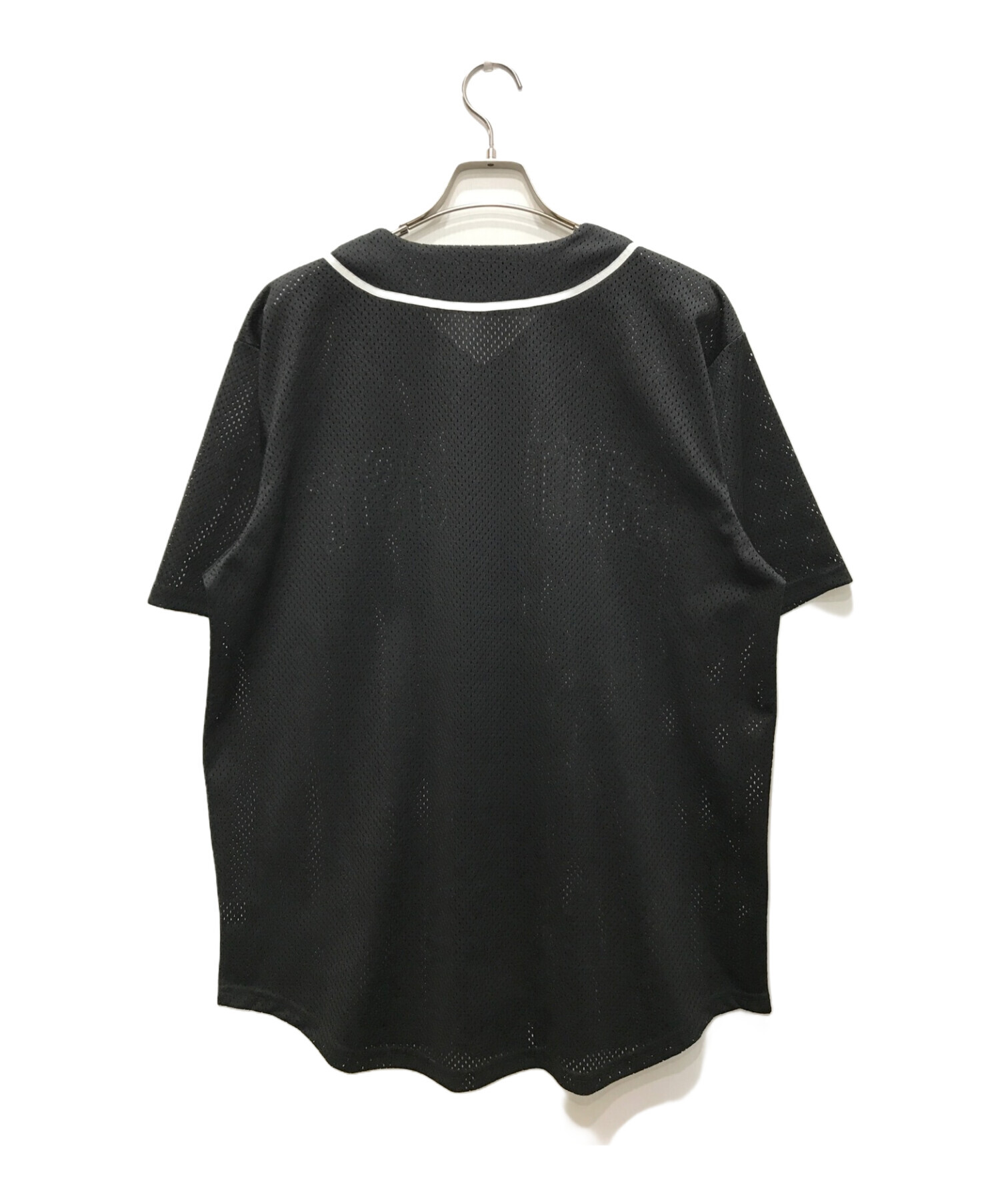 stussy (ステューシー) MESH BASEBALL TOP ブラック サイズ:L