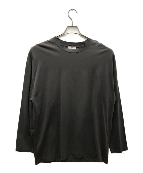 中古・古着通販】ATON (エイトン) SUVIN 60/2 OVERSIZED LONG SLEEVE T グレー サイズ:06｜ブランド・古着通販  トレファク公式【TREFAC FASHION】スマホサイト