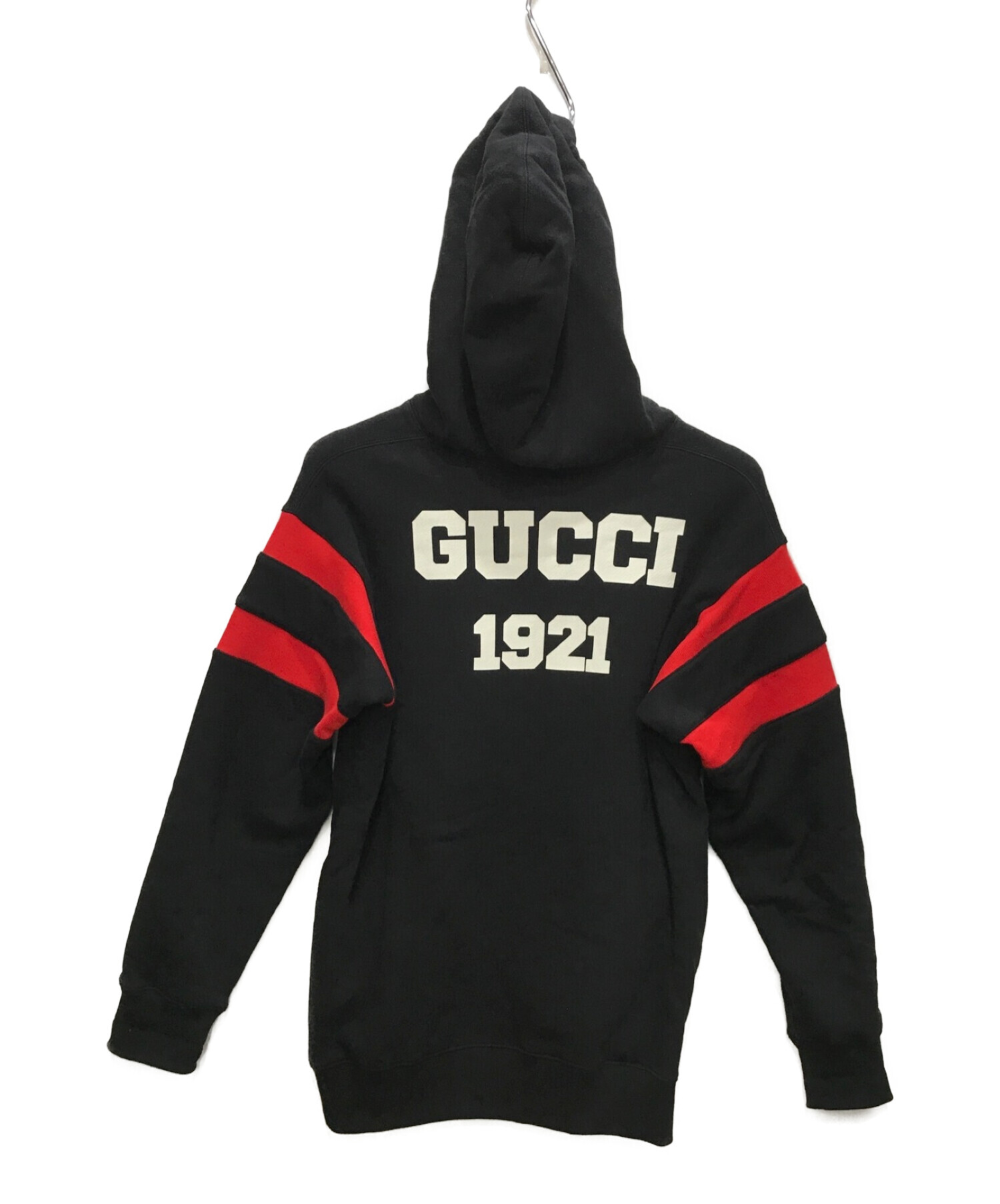 GUCCI (グッチ) MUSIC IS MINE プルオーバーパーカー ブラック サイズ:XXS