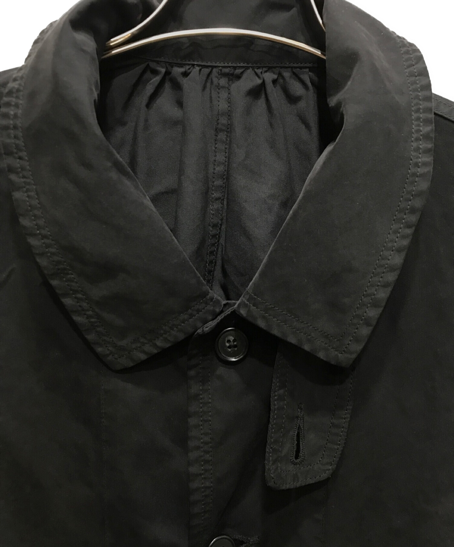 中古・古着通販】Porter Classic (ポータークラシック) WEATHER LONG COAT ブラック サイズ:1｜ブランド・古着通販  トレファク公式【TREFAC FASHION】スマホサイト