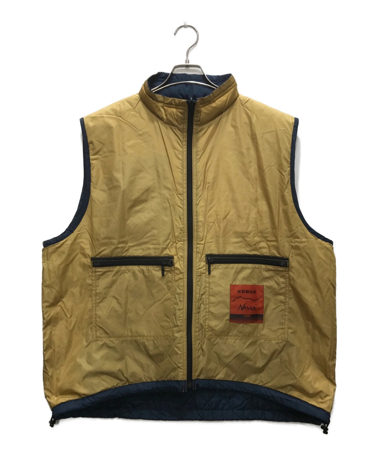 中古・古着通販】KEBOZ (ケボズ) NANGA (ナンガ) REVERSIBLE DOWN VEST