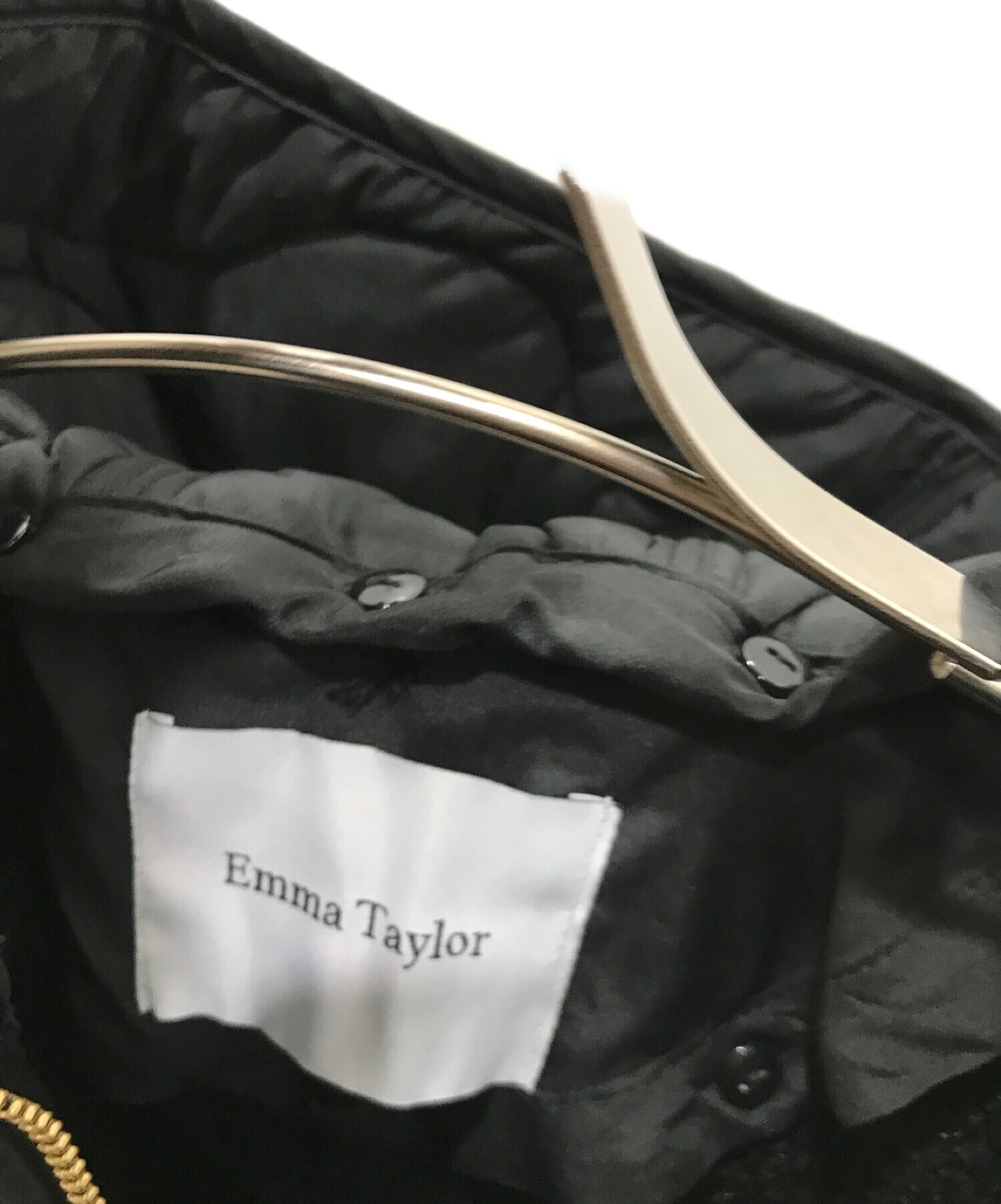 中古・古着通販】Emma Taylor (エマテイラー) 美シルエット3wayキルティングフードコート ブラック  サイズ:SIZE36｜ブランド・古着通販 トレファク公式【TREFAC FASHION】スマホサイト