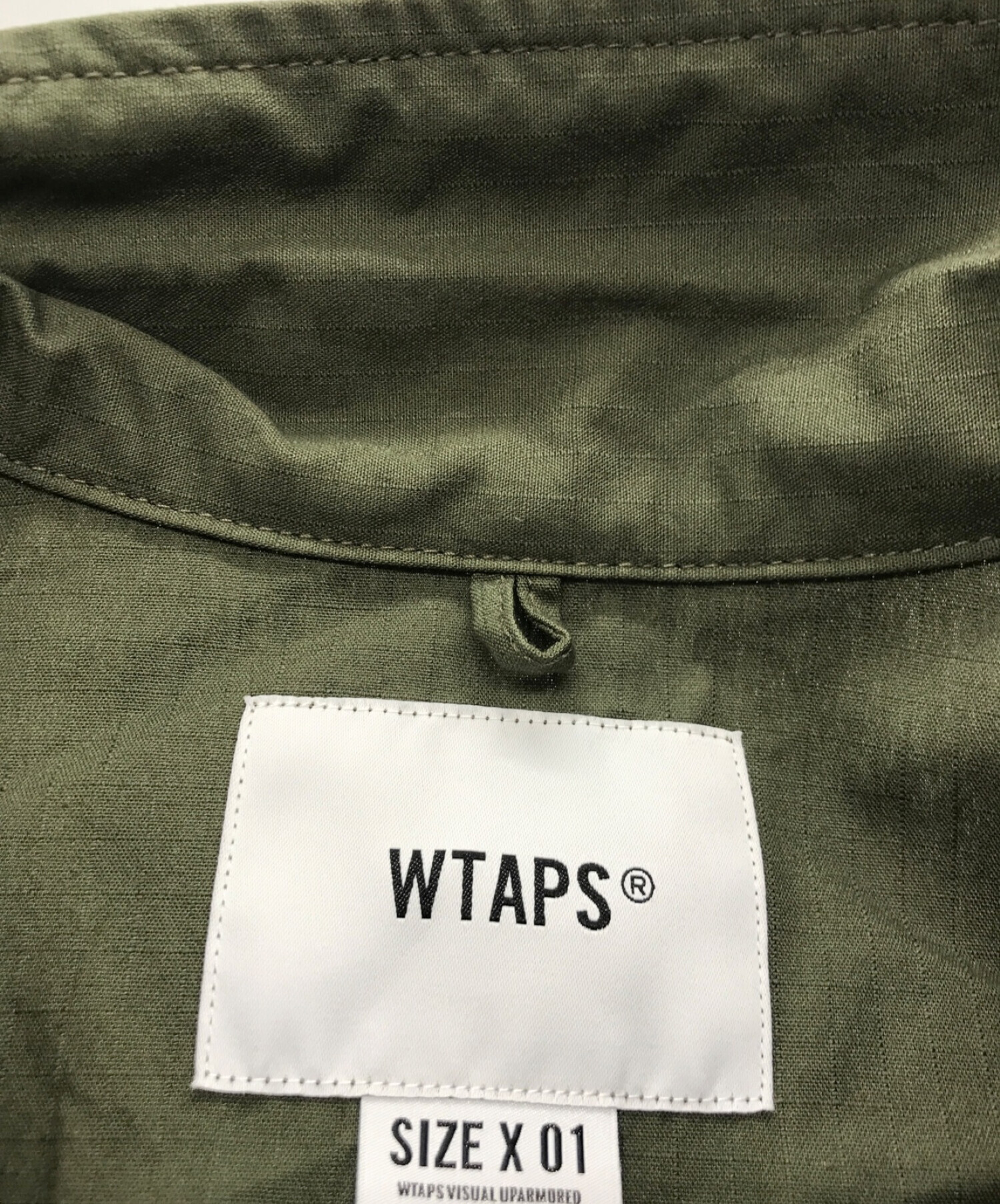 WTAPS (ダブルタップス) MODULAR LS COTTON RIPSTOP カーキ サイズ:01