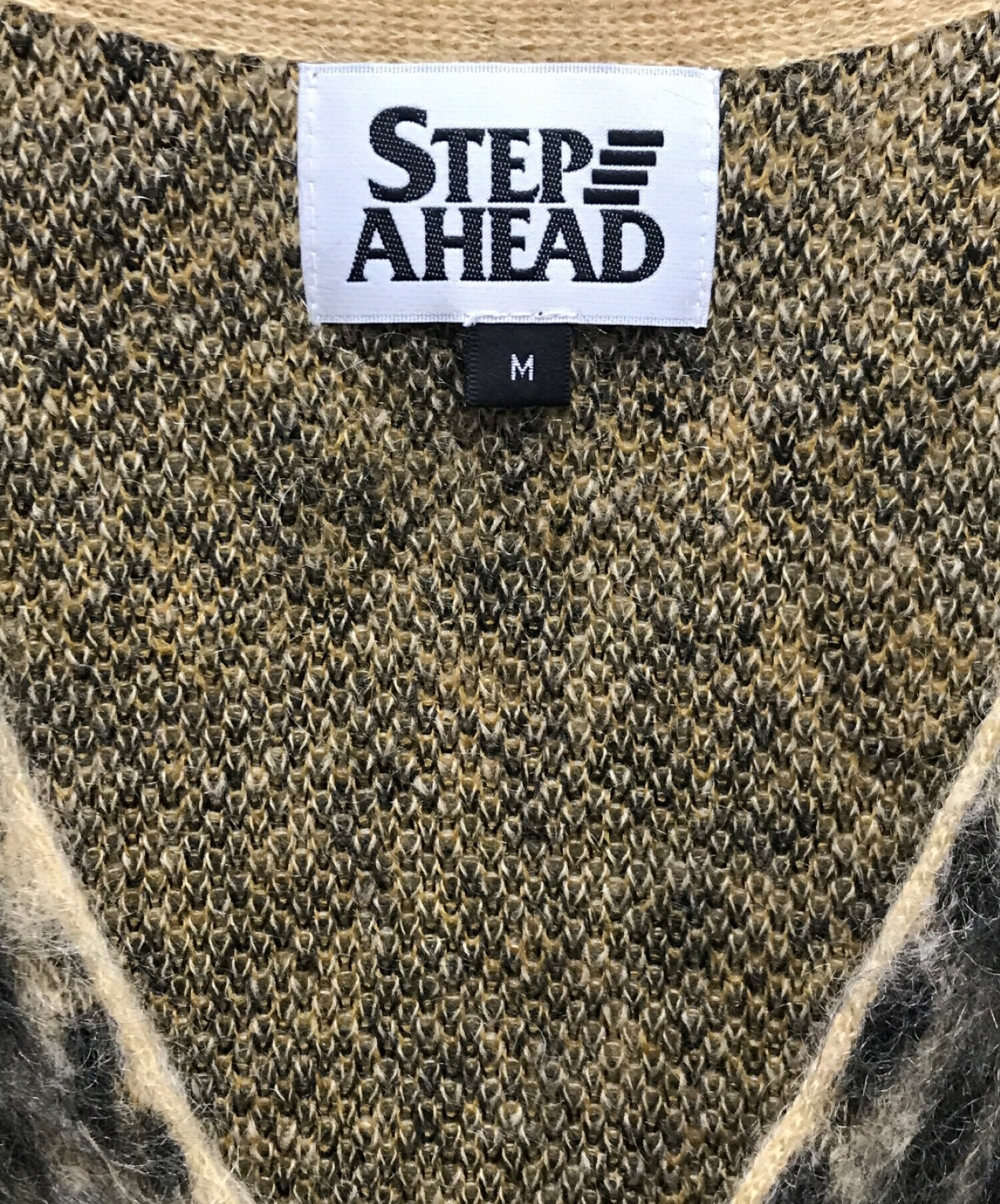 中古・古着通販】STEP AHEAD (ステップアヘッド) モヘア混レオパード