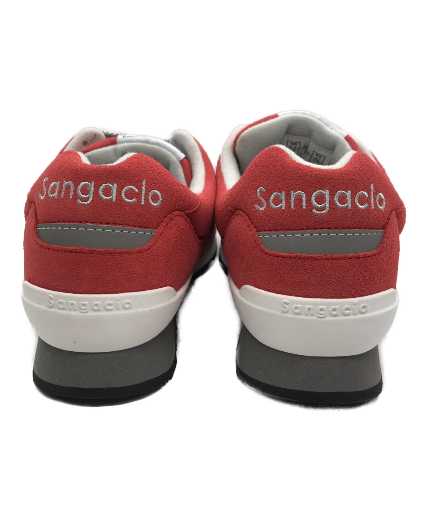 Sangacio (サンガッチョ) にゅーず (ニューズ) ローカットスニーカー レッド サイズ:26.5cm 未使用品