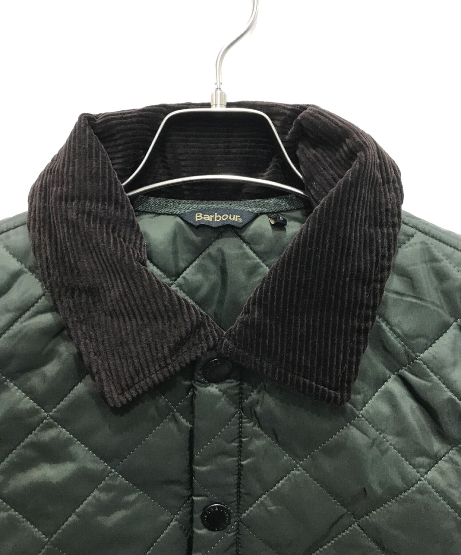 Barbour (バブアー) LIDDESDALE キルティングジャケット オリーブ サイズ:M