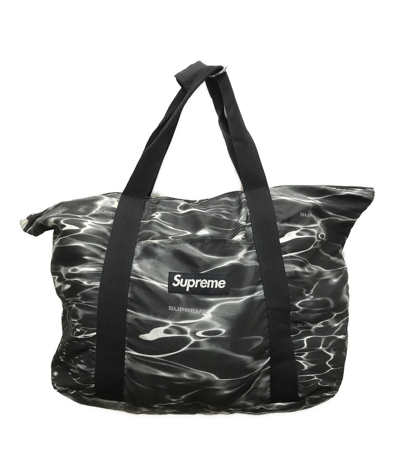 SUPREME (シュプリーム) ripple packable tote ブラック