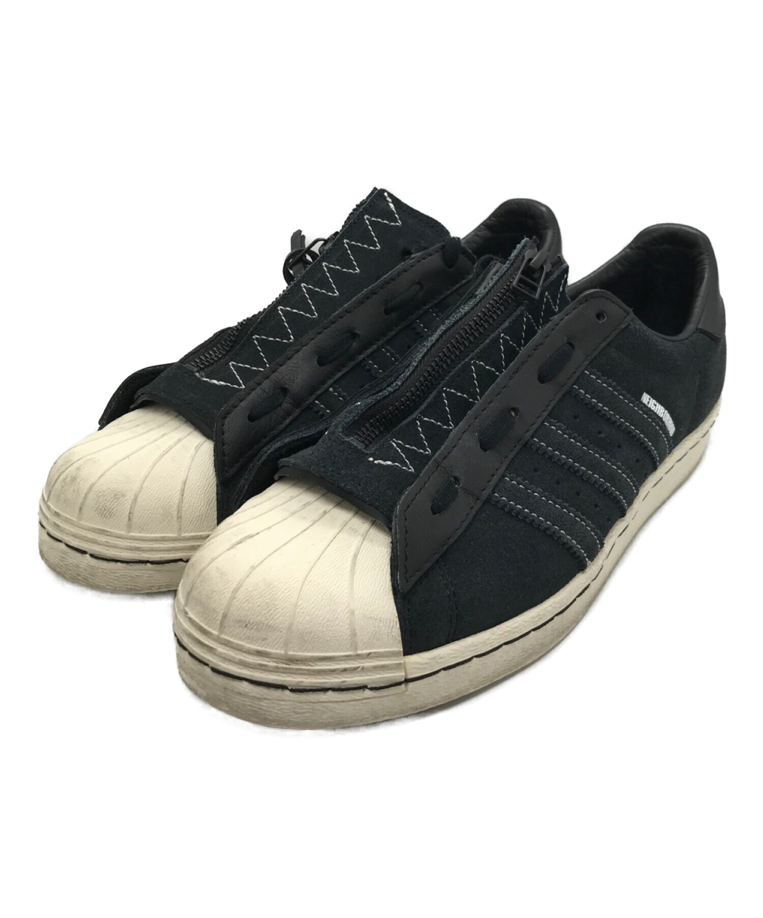 adidas Originals (アディダスオリジナル) NEIGHBORHOOD (ネイバーフッド) SUPERSTAR SS80S ブラック  サイズ:26.5cm