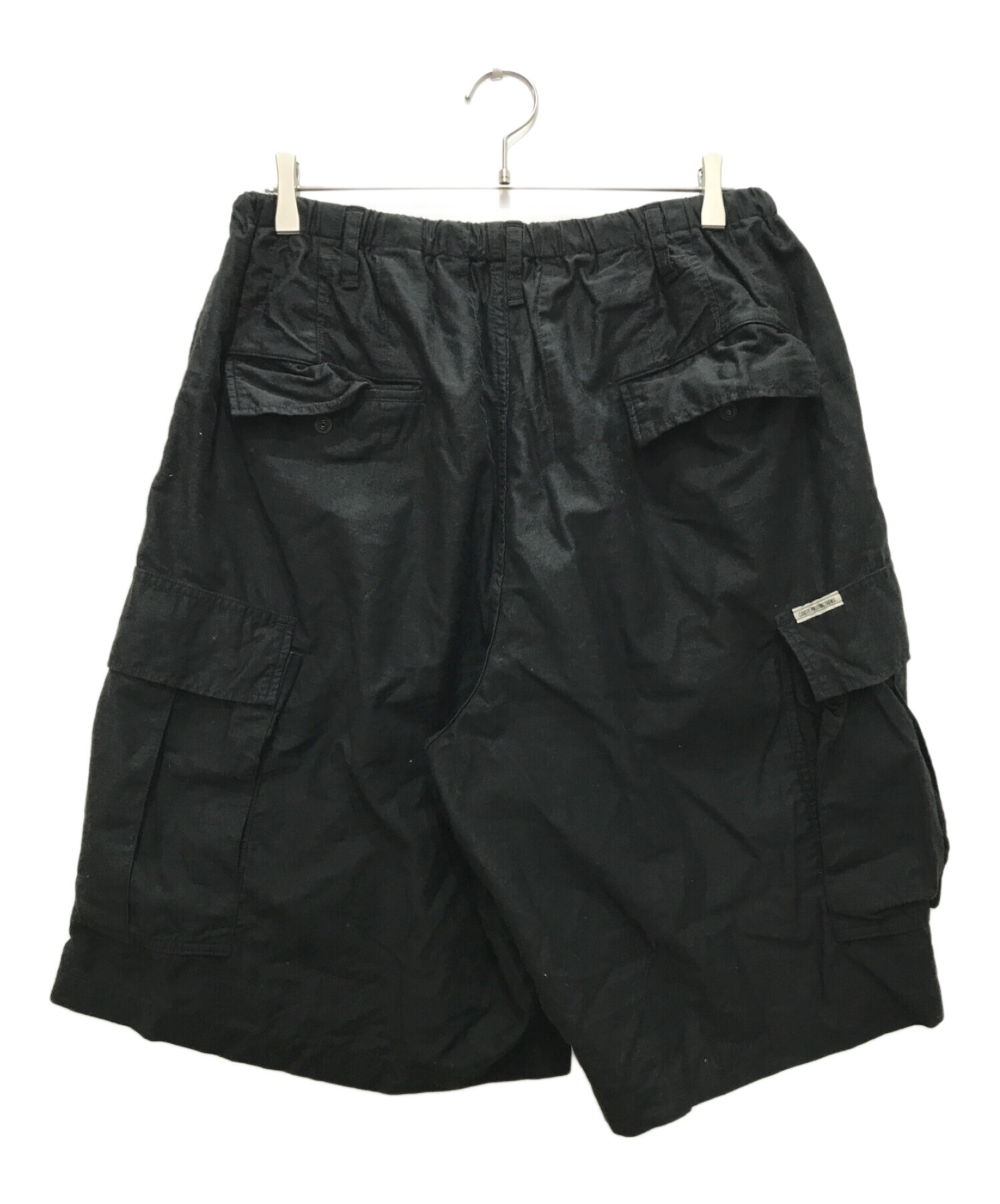 COOTIE PRODUCTIONS (クーティープロダクツ) Back Satin Error Fit Cargo Easy  Shorts/バックサテンエラーフィットカーゴイージーショーツ ブラック サイズ:L