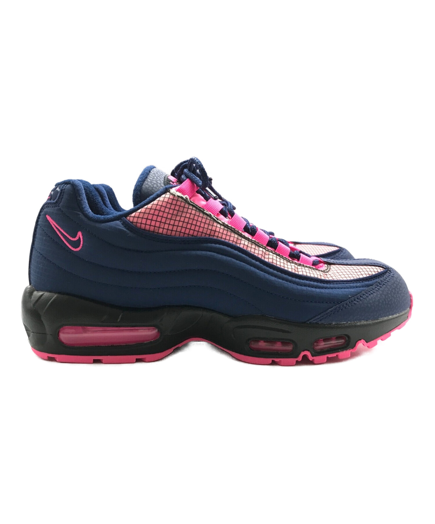 中古・古着通販】NIKE (ナイキ) AIR MAX 95 BY YOU ネイビー×ピンク ...