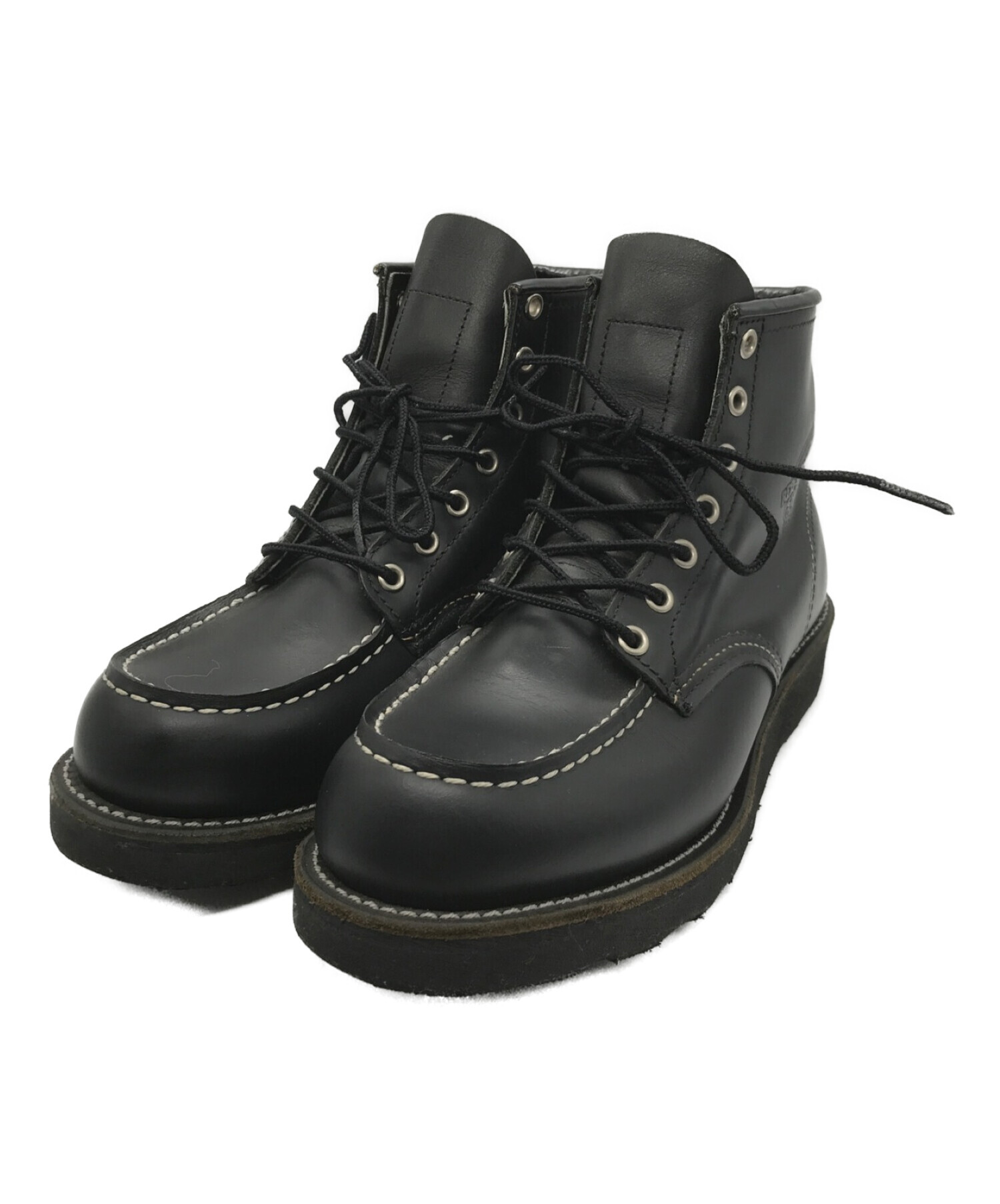 中古・古着通販】RED WING (レッドウィング) 6インチ モックトゥブーツ ブラック サイズ: US8D｜ブランド・古着通販  トレファク公式【TREFAC FASHION】スマホサイト