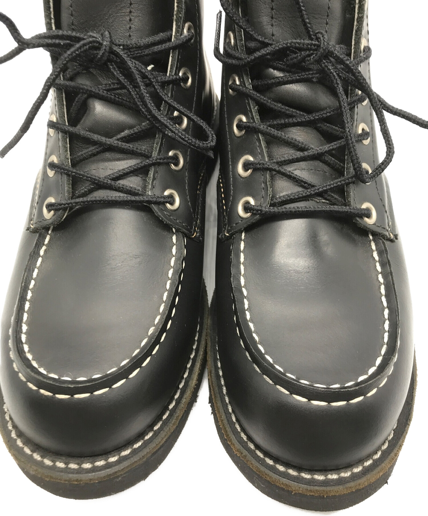 中古・古着通販】RED WING (レッドウィング) 6インチ モックトゥブーツ ブラック サイズ: US8D｜ブランド・古着通販  トレファク公式【TREFAC FASHION】スマホサイト