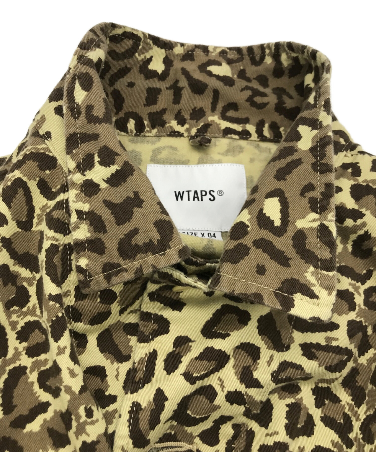 WTAPS (ダブルタップス) JUNGLE 01 LS COTTON. TWILL. CAMO ベージュ サイズ:4