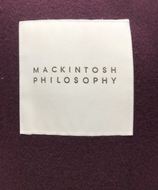 中古・古着通販】MACKINTOSH PHILOSOPHY (マッキントッシュフィロソフィー) ダッフルコート/Wフェイスメルトンダッフルコート/ウールコート  ボルドー サイズ:38｜ブランド・古着通販 トレファク公式【TREFAC FASHION】スマホサイト