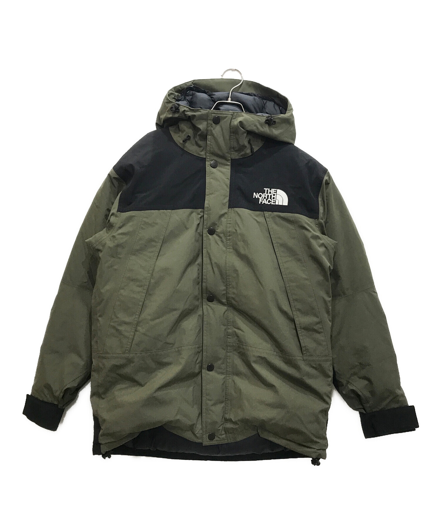 中古・古着通販】THE NORTH FACE (ザ ノース フェイス) マウンテンダウンジャケット ブラック×グリーン サイズ:L｜ブランド・古着通販  トレファク公式【TREFAC FASHION】スマホサイト