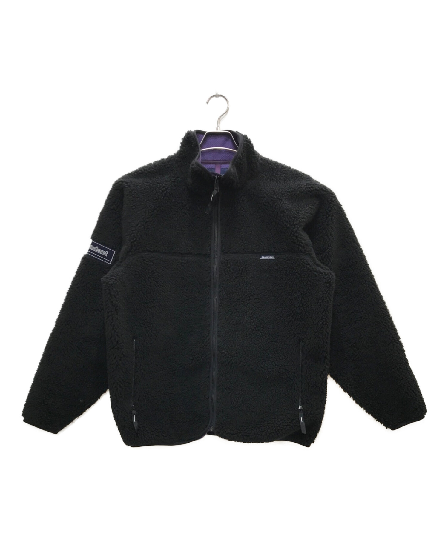 DESCENDANT (ディセンダント) MANCHOT FLEECE JACKET ブラック サイズ:2