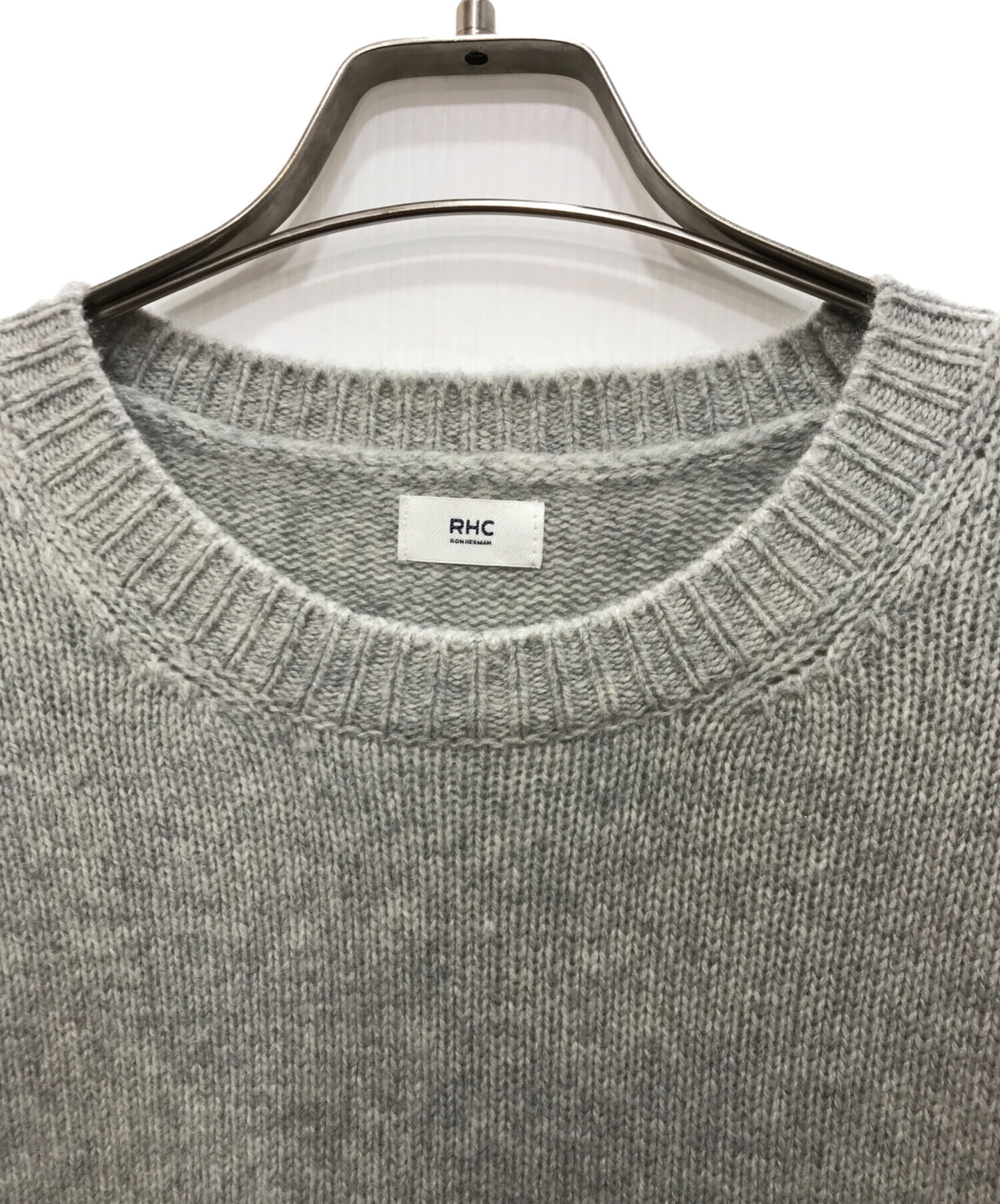 RHC Ron Herman (アールエイチシー ロンハーマン) Wool Knit Pillover/ウールニットセーター グレー サイズ:M