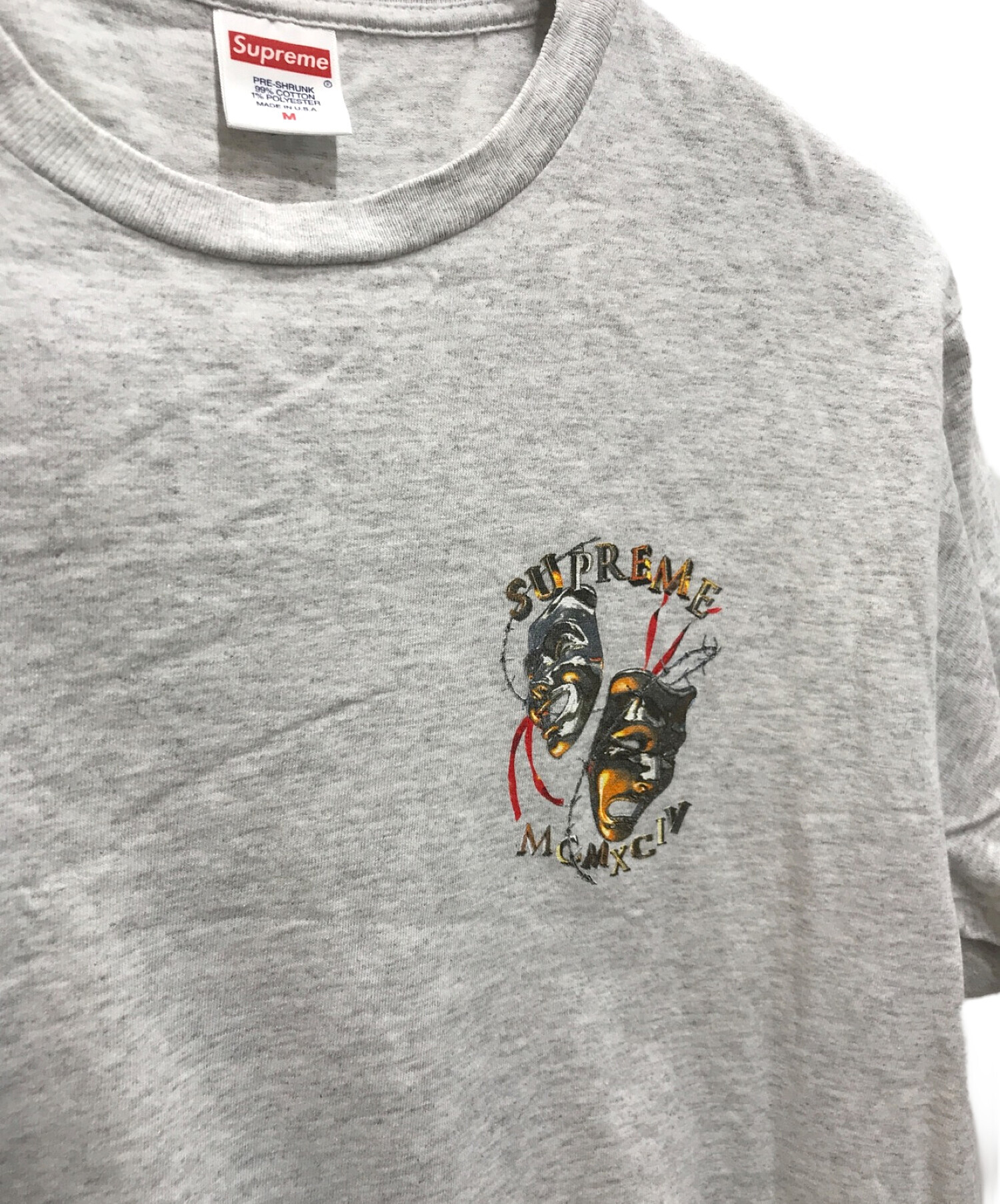 中古・古着通販】SUPREME (シュプリーム) Laugh Now Tee グレー サイズ ...