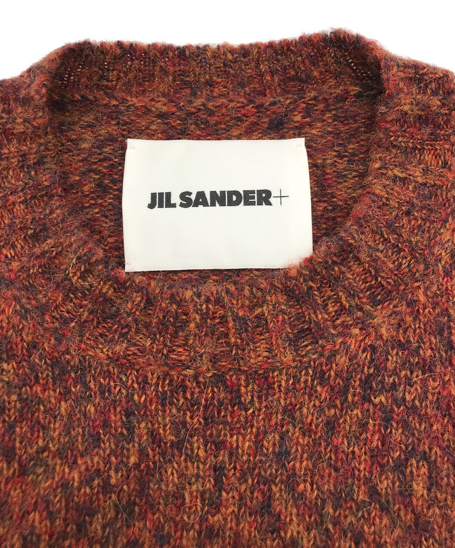 JIL SANDER+ (ジルサンダープラス) クルーネックニット ブラウン サイズ:36