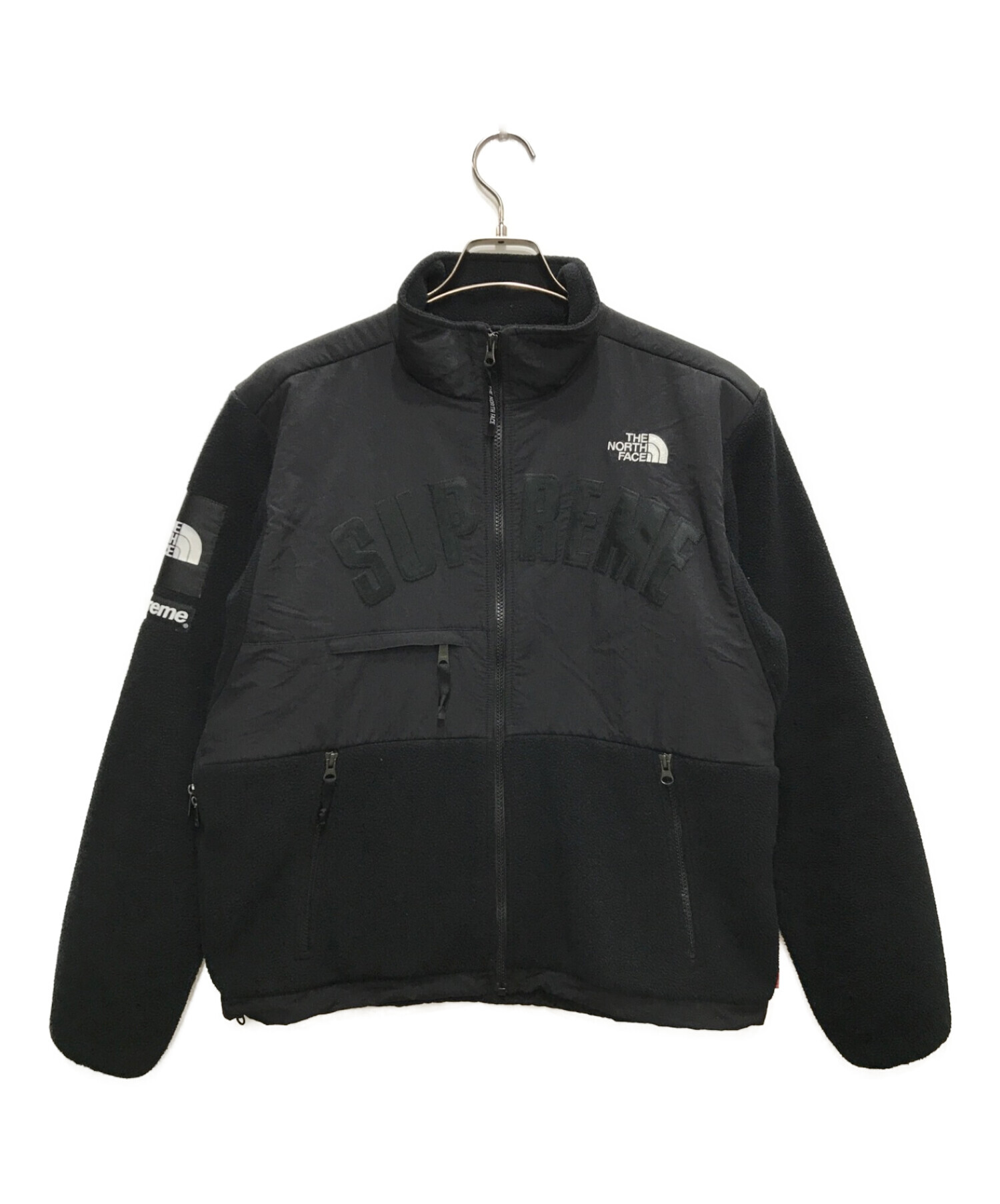 SUPREME (シュプリーム) THE NORTH FACE (ザ ノース フェイス) Arc Logo Denali Fleece  Jacket/アーチロゴデナリフリースジャケット ブラック サイズ:M