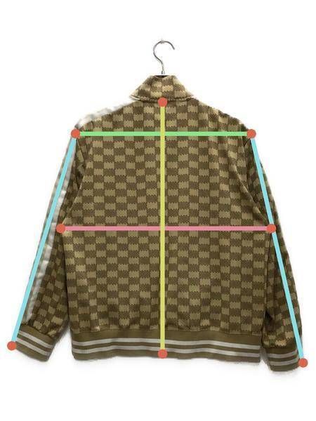 中古・古着通販】NEON SIGN (ネオンサイン) MONOGRAM JERSEY TRACK JACKET グリーン サイズ:46｜ブランド・古着通販  トレファク公式【TREFAC FASHION】スマホサイト