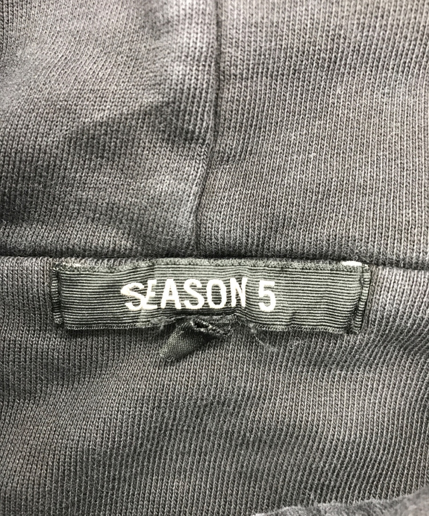 YEEZY SEASON5 (イージーシーズン 5) パーカー ブラック サイズ:XS