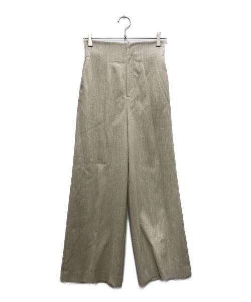 中古・古着通販】Plage (プラージュ) Slab High Waisted パンツ ベージュ サイズ:34 未使用品｜ブランド・古着通販  トレファク公式【TREFAC FASHION】スマホサイト