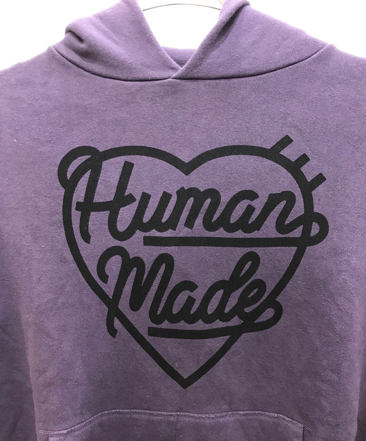 中古・古着通販】HUMAN MADE (ヒューマンメイド) TSURIAMI HEART HOODIE パープル サイズ:L｜ブランド・古着通販  トレファク公式【TREFAC FASHION】スマホサイト