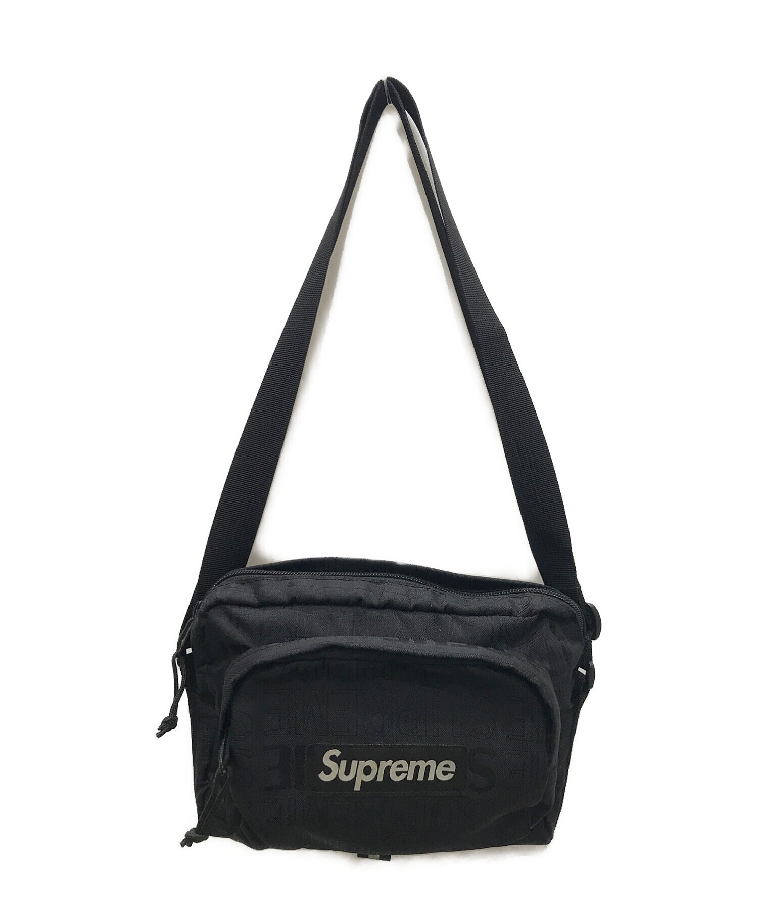 中古・古着通販】SUPREME (シュプリーム) ショルダーバッグ ブラック｜ブランド・古着通販 トレファク公式【TREFAC  FASHION】スマホサイト