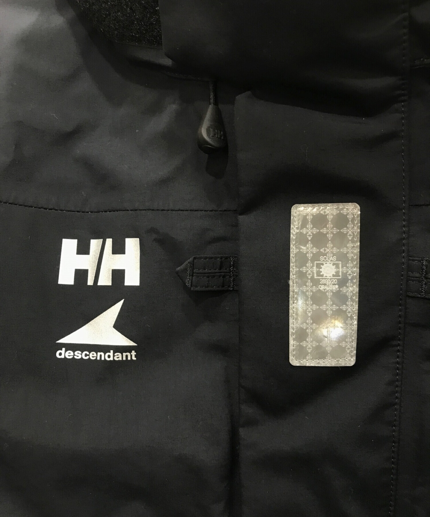 中古・古着通販】HELLY HANSEN (ヘリーハンセン) DESCENDANT (ディセンダント) SPINDRIFT JACKET/ スピンドリフトジャケット ブラック サイズ:M｜ブランド・古着通販 トレファク公式【TREFAC FASHION】スマホサイト