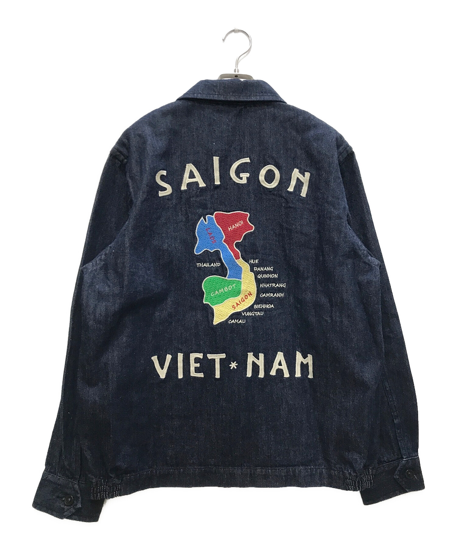 中古・古着通販】HOUSTON (ヒューストン) DENIM VIETNAM JACKET/デニム ...