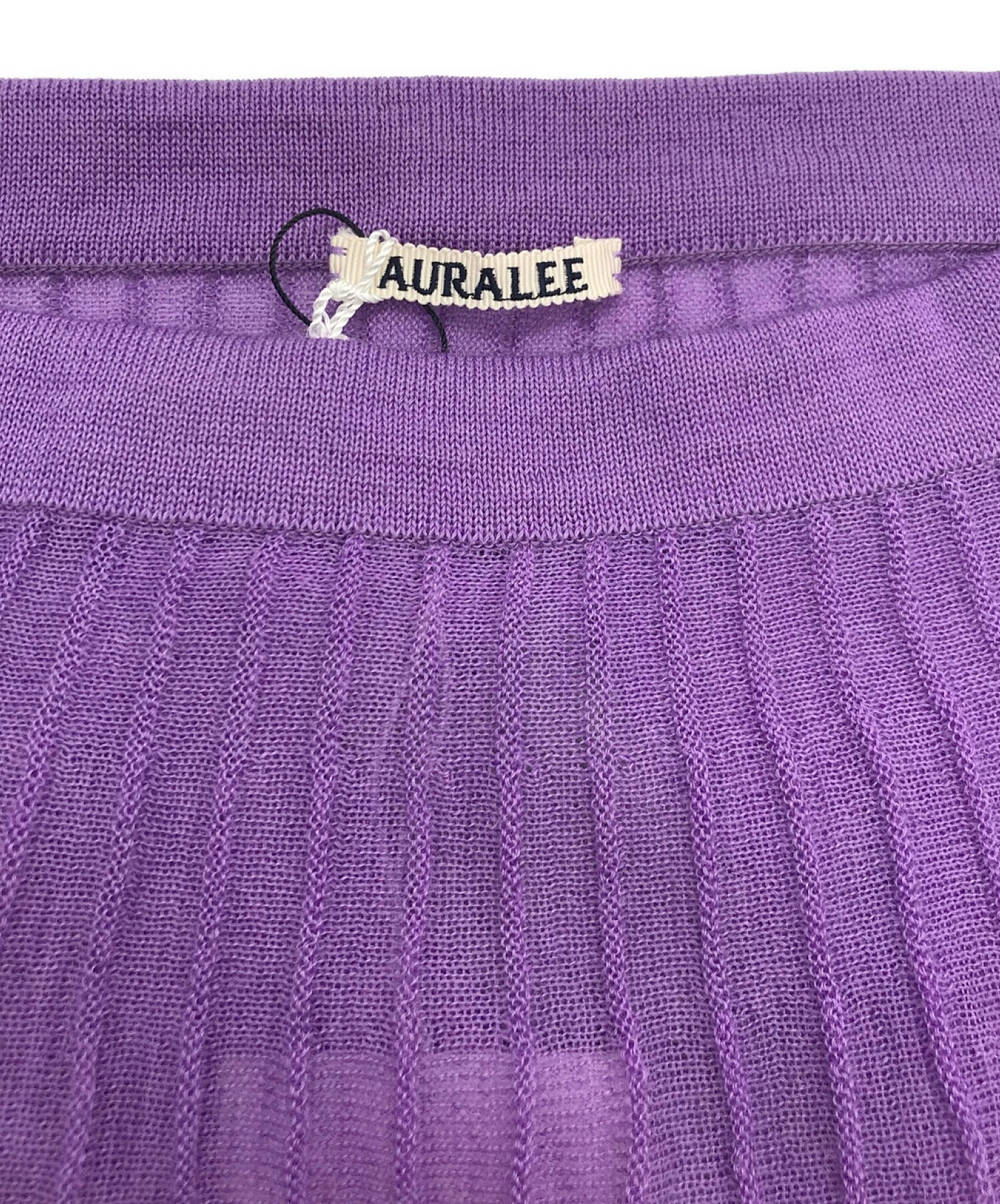 中古・古着通販】AURALEE (オーラリー) BABY MOHAIR KNIT PLEATED SKIRT/ベビーモヘアニットプリーツスカート  パープル 未使用品｜ブランド・古着通販 トレファク公式【TREFAC FASHION】スマホサイト