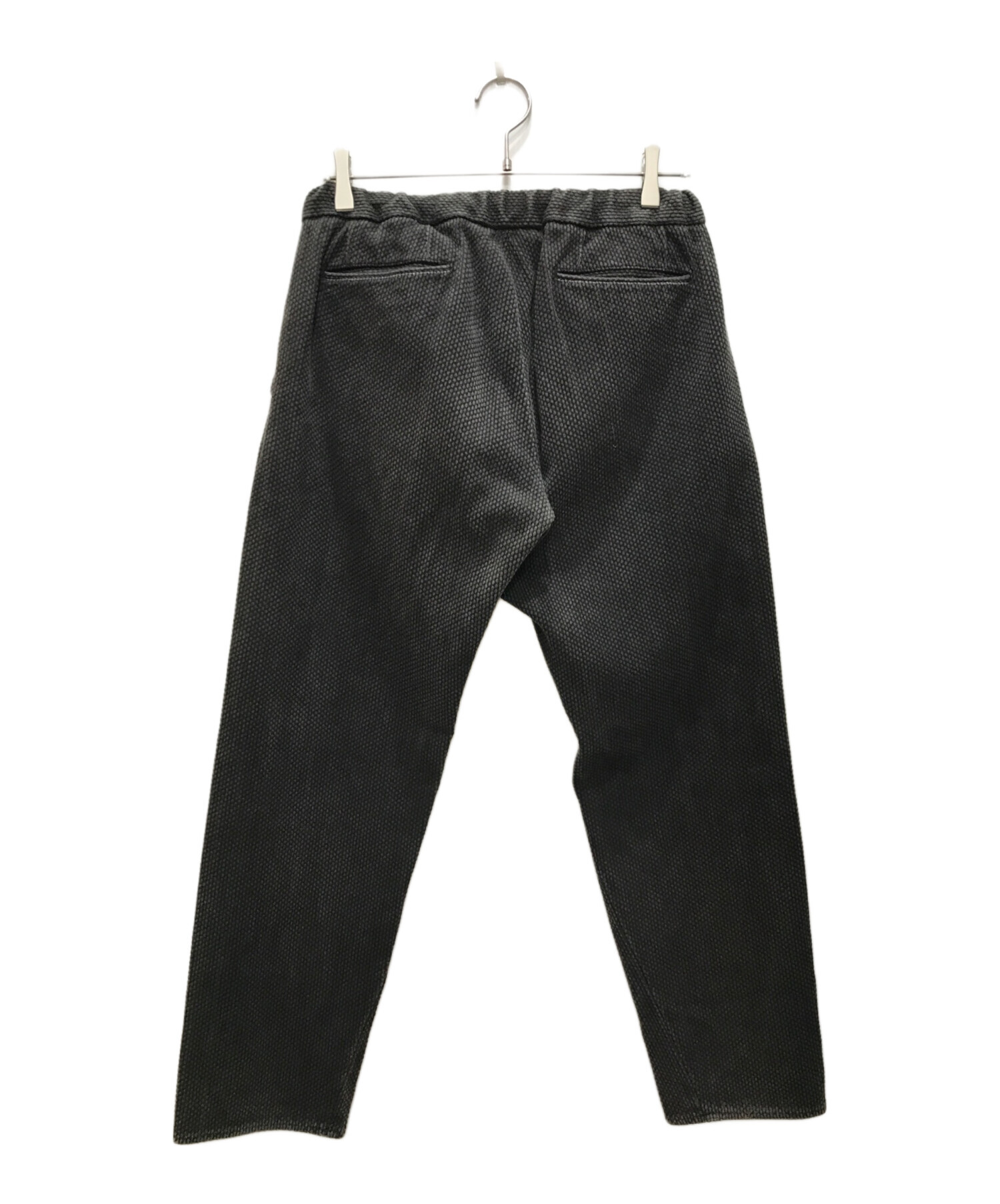 COLINA (コリーナ) 刺し子カーブスラックス/Sashiko Curve Slacks グレー サイズ:S