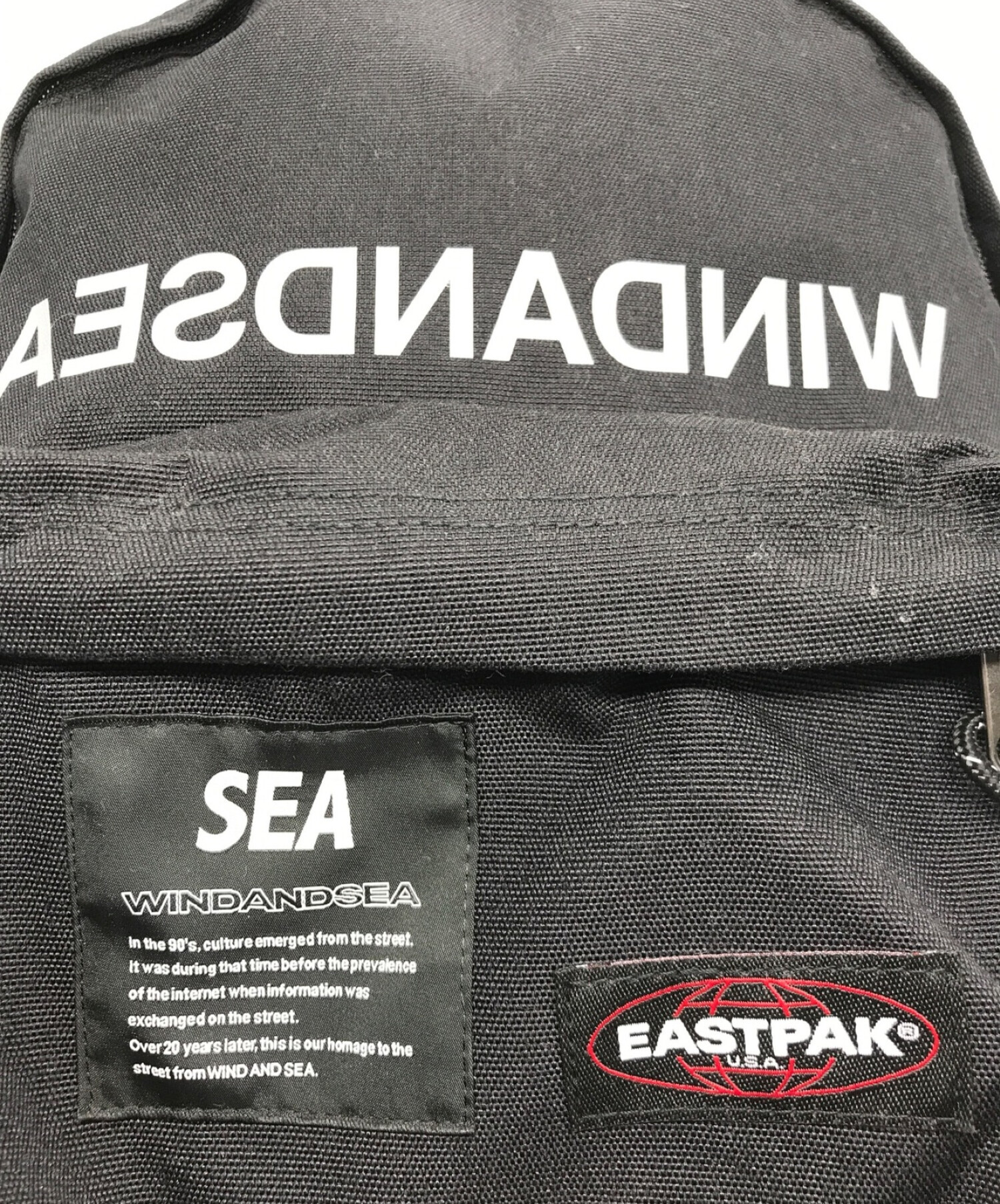 中古・古着通販】WIND AND SEA (ウィンダンシー) EASTPAK (イーストパック) REFLECT PADDED PAKR/ リフレクトパテッドパッカー  ブラック｜ブランド・古着通販 トレファク公式【TREFAC FASHION】スマホサイト