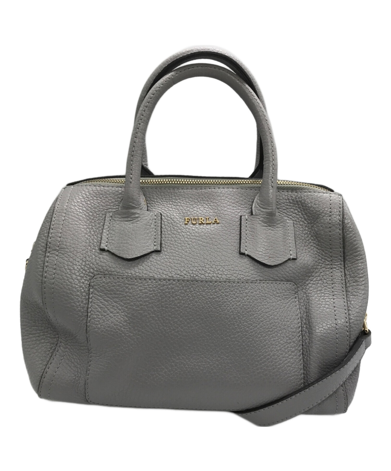 中古・古着通販】FURLA (フルラ) 2WAYバッグ グレー｜ブランド・古着通販 トレファク公式【TREFAC FASHION】スマホサイト