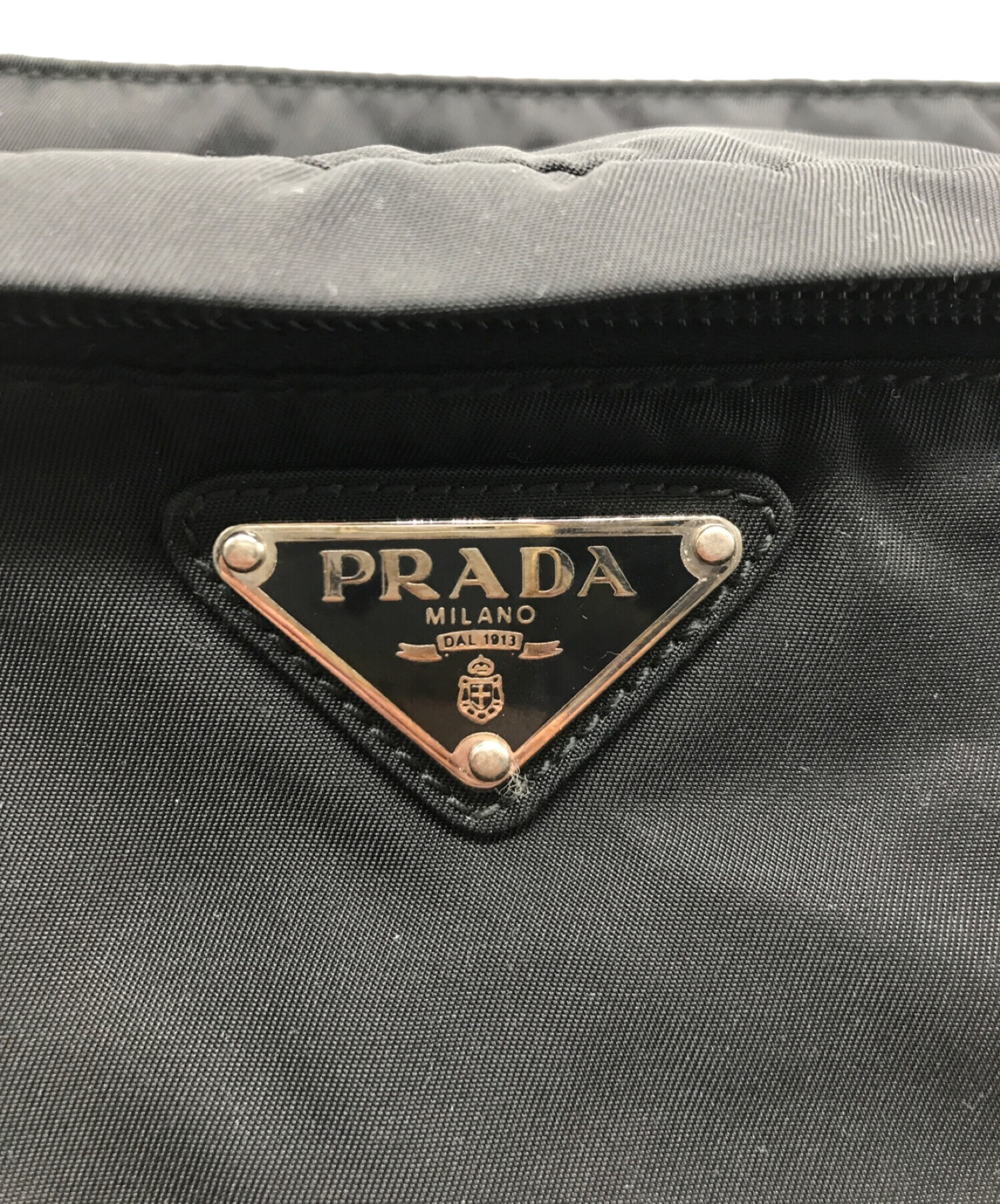 中古・古着通販】PRADA (プラダ) TESSUTO MONTAGN/テスートウエストポーチ ブラック｜ブランド・古着通販  トレファク公式【TREFAC FASHION】スマホサイト