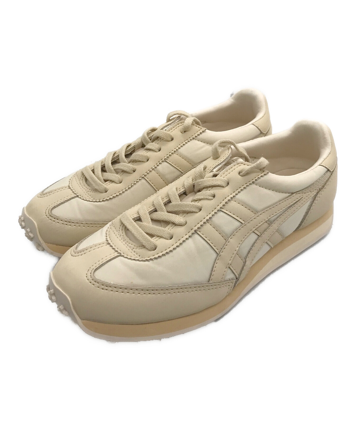 中古・古着通販】emmi (エミ) Onitsuka Tiger (オニツカタイガー) emmi meets Onitsuka Tiger/ コラボスニーカー ベージュ サイズ:23.0｜ブランド・古着通販 トレファク公式【TREFAC FASHION】スマホサイト