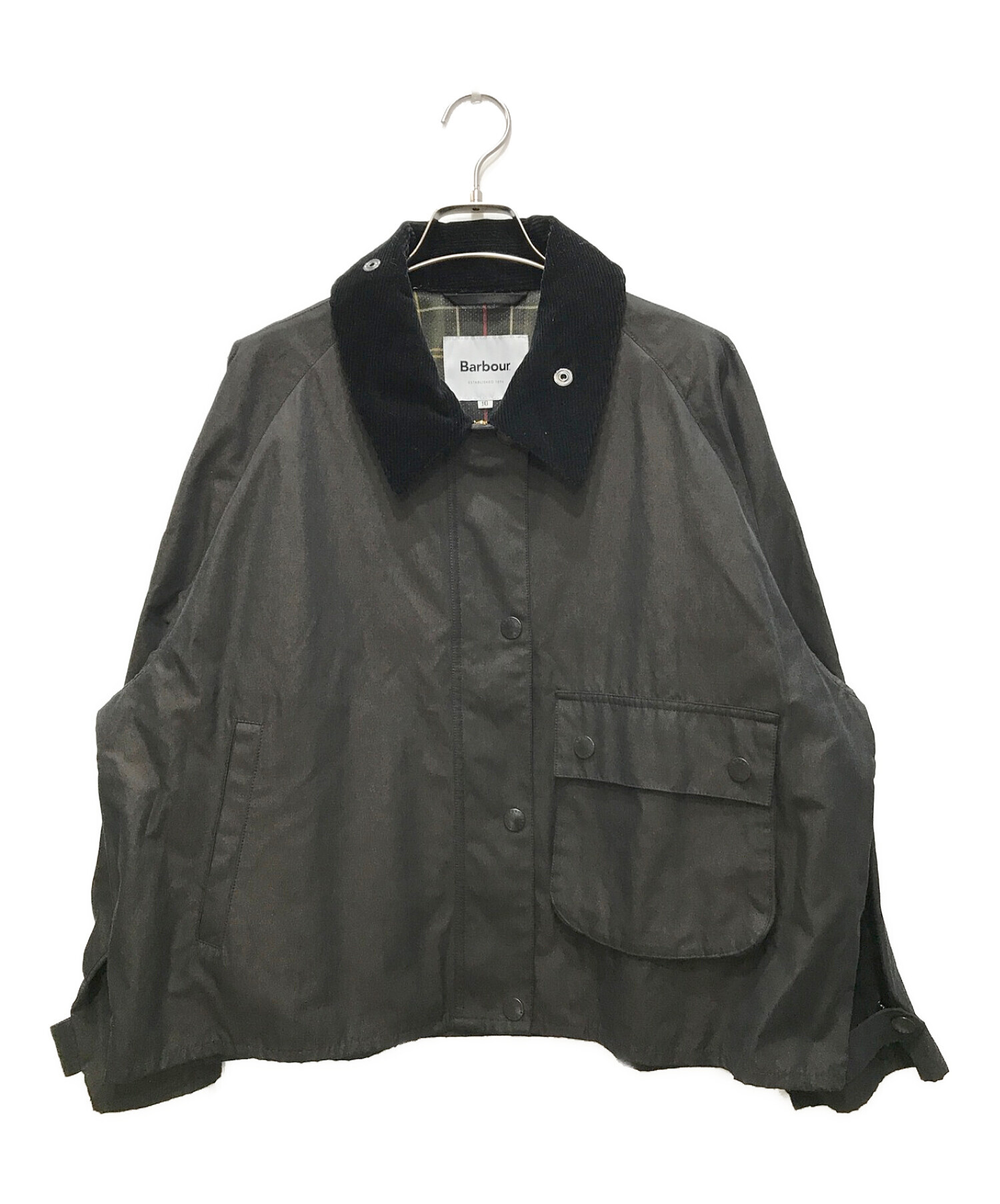 中古・古着通販】Barbour (バブアー) ノンワックススペイジャケット ブラック サイズ:10｜ブランド・古着通販 トレファク公式【TREFAC  FASHION】スマホサイト