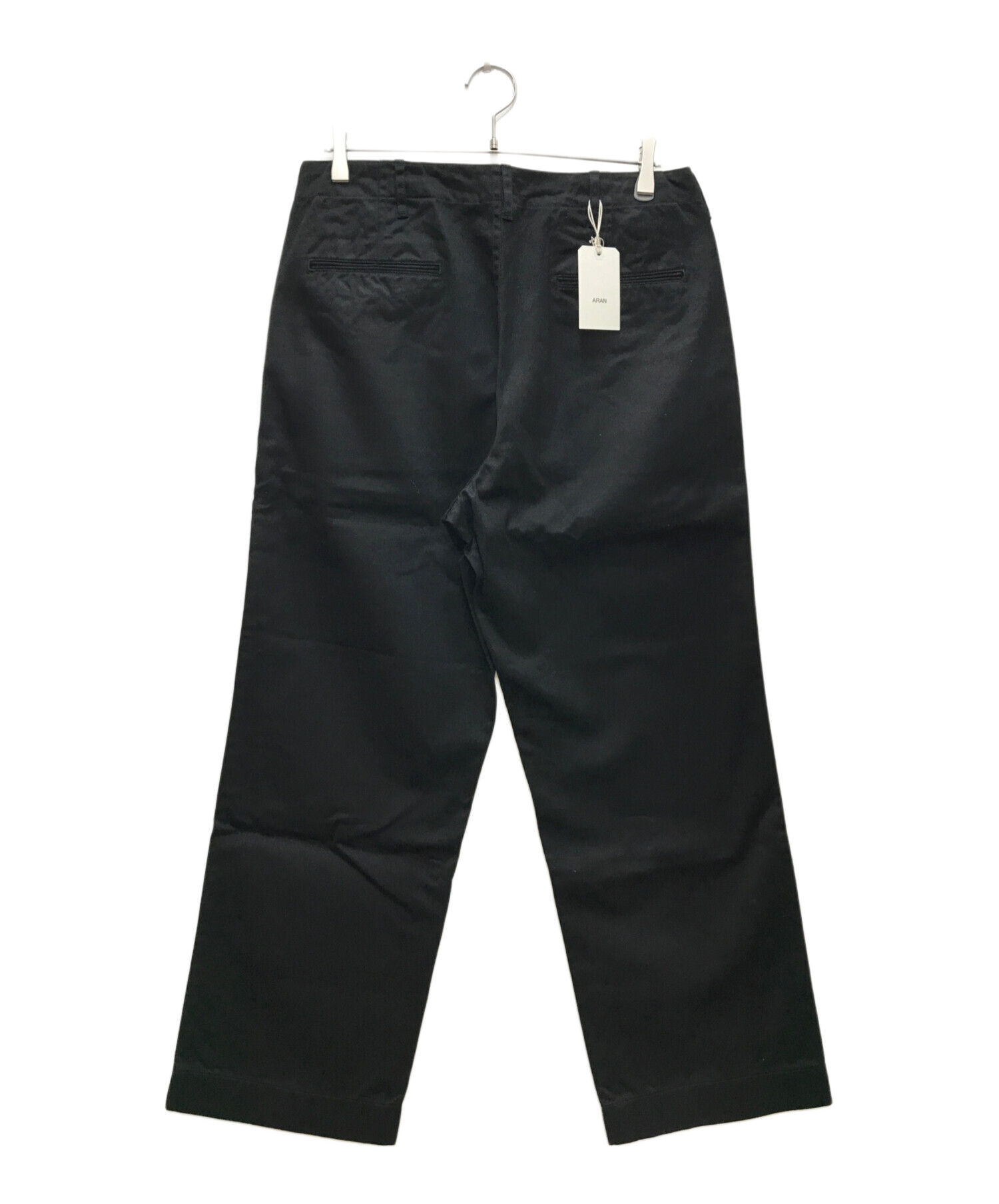 aran (アラン) CHINO-3 PANTS/チノパン/米軍カーキチノモチーフ ブラック サイズ:3