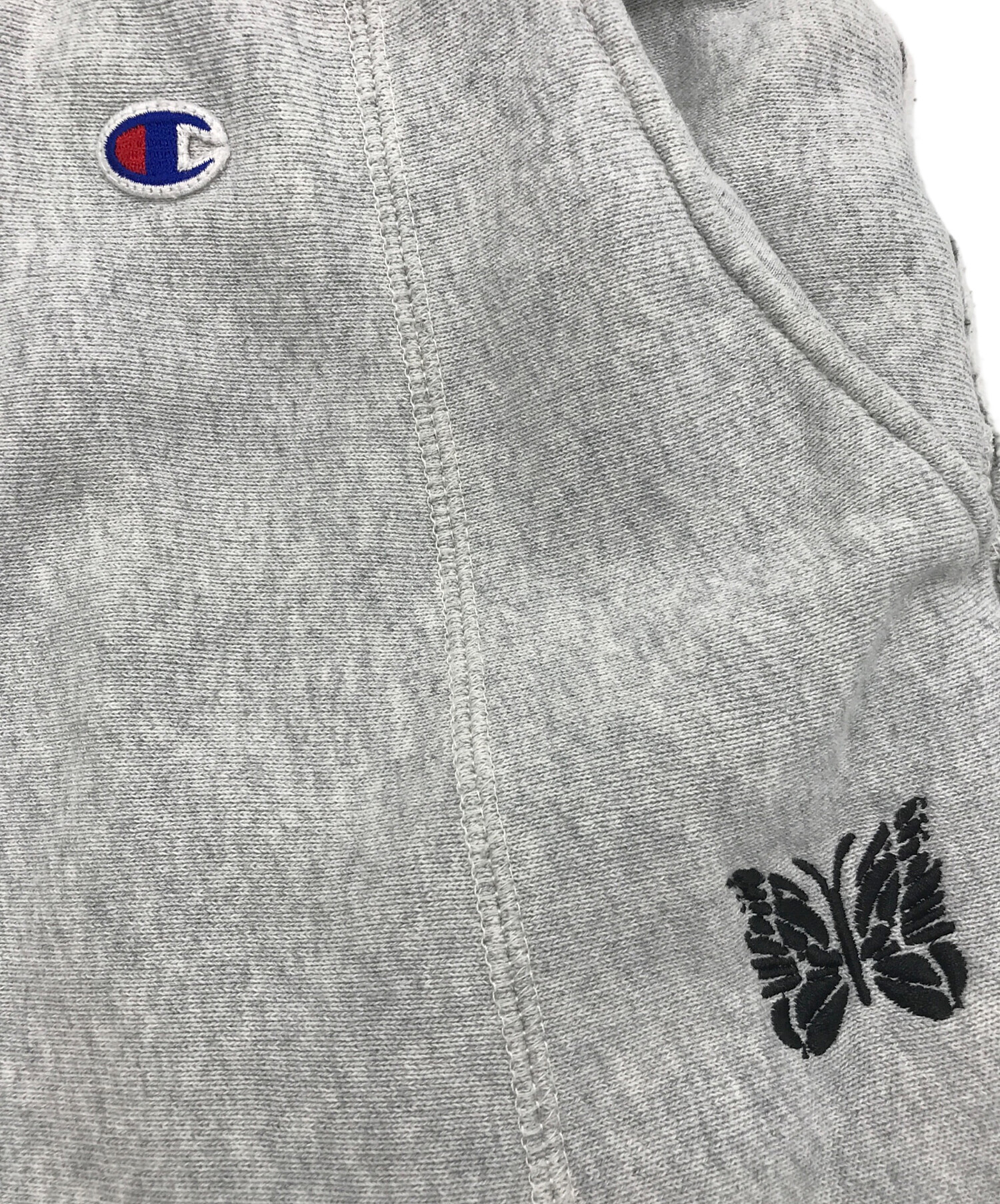 中古・古着通販】Needles (ニードルズ) Champion (チャンピオン) 別注 リバースウィーブ H.D.Pants/ヒザデルパンツ/スウェットパンツ  グレー サイズ:S｜ブランド・古着通販 トレファク公式【TREFAC FASHION】スマホサイト