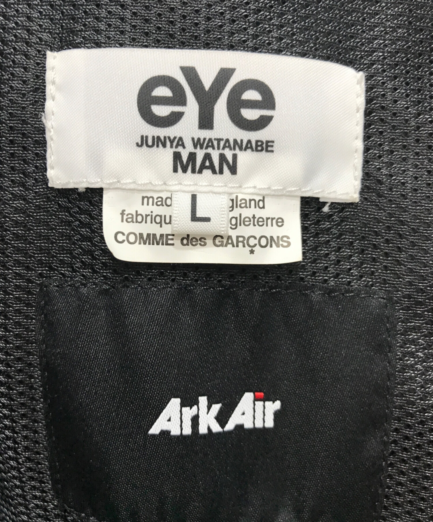 中古・古着通販】eYe COMME des GARCONS JUNYAWATANABE MAN ARKAIR (アークエアー) LIGHT  WEIGHT PARKA/リップストップ ライトウェイトパーカー ブラック サイズ:L｜ブランド・古着通販 トレファク公式【TREFAC  FASHION】スマホサイト