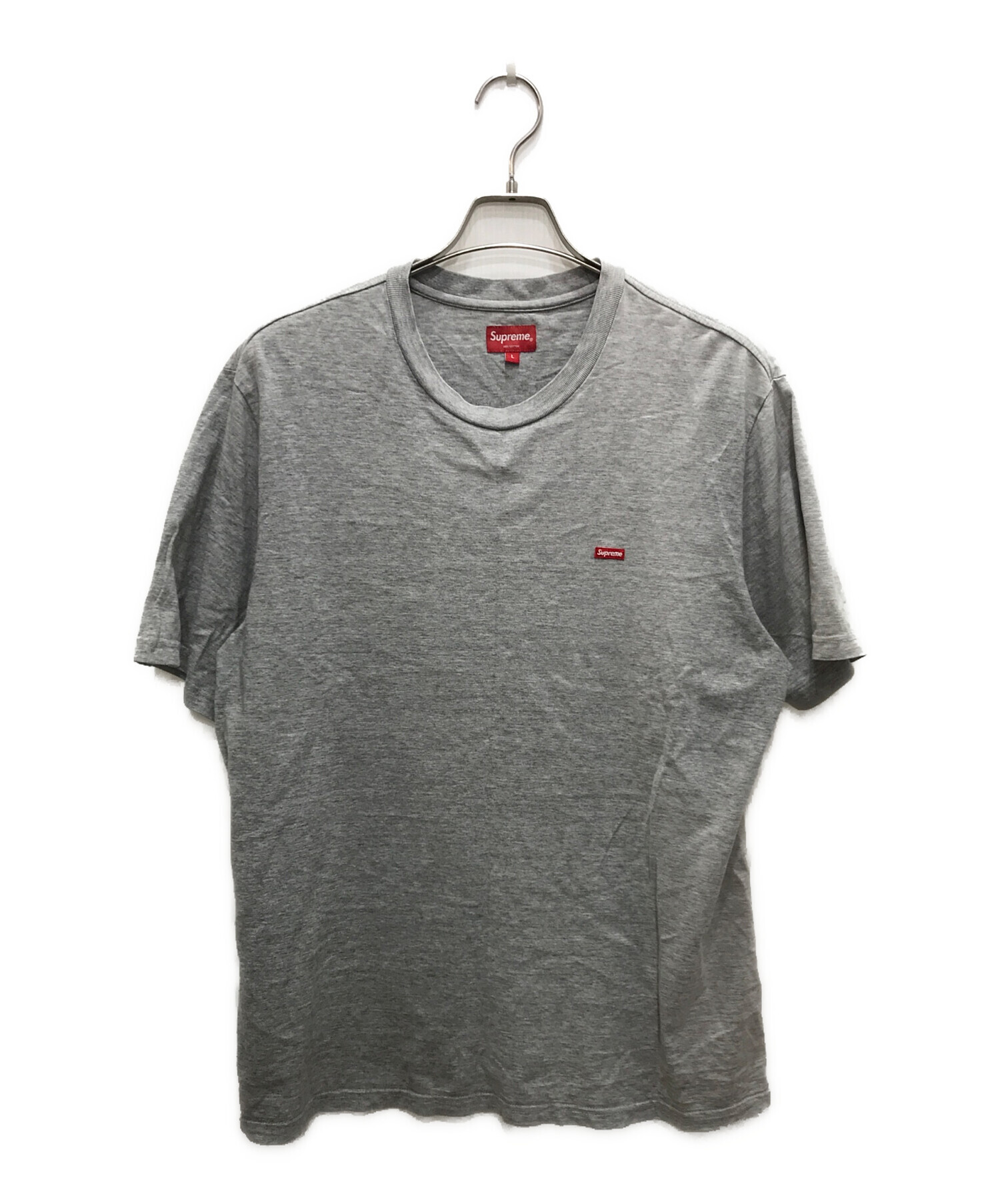 中古・古着通販】SUPREME (シュプリーム) Small Box Tee:スモールボックスロゴTシャツ グレー サイズ:L｜ブランド・古着通販  トレファク公式【TREFAC FASHION】スマホサイト