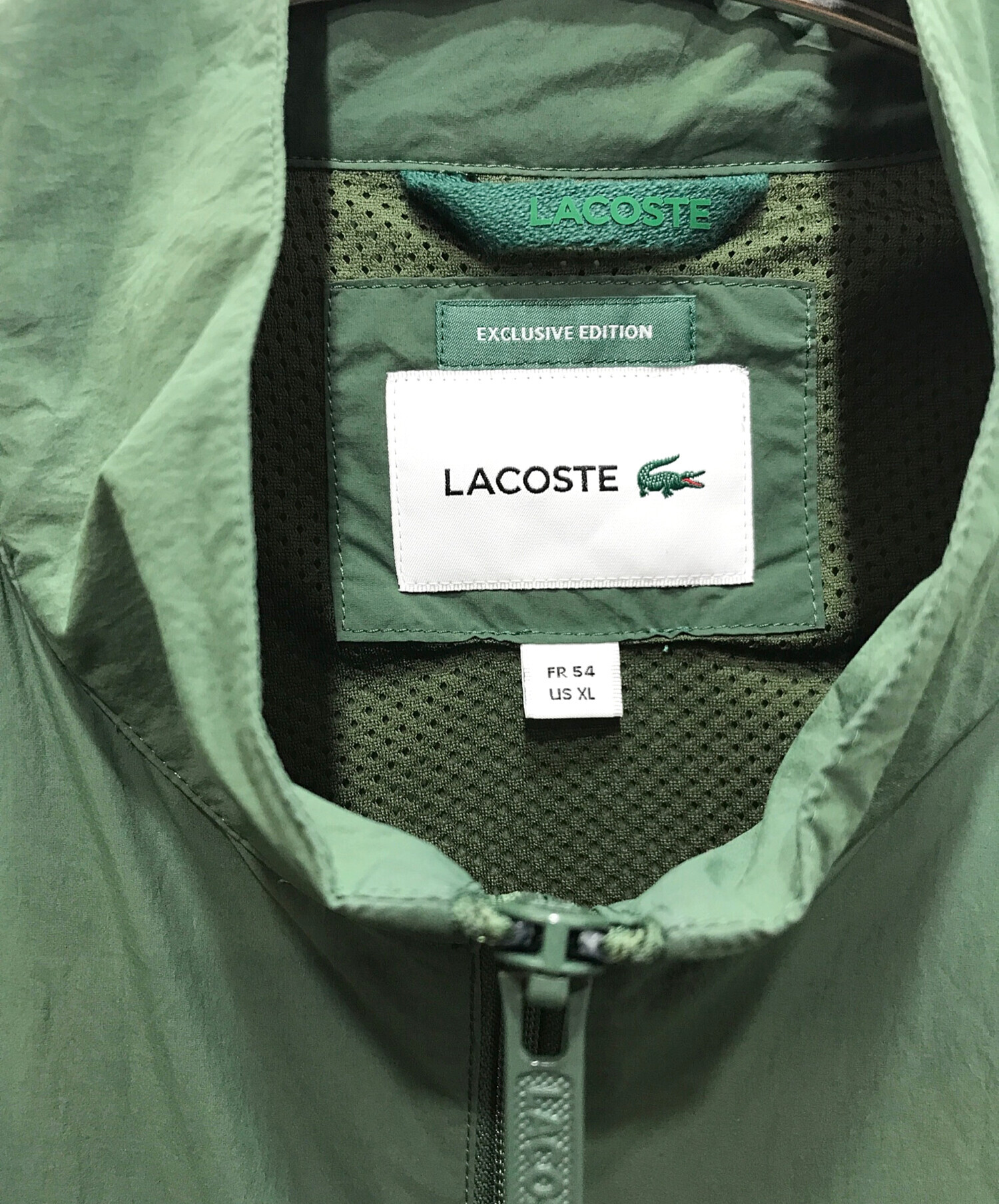 LACOSTE (ラコステ) BEAMS (ビームス) 別注 トラック ジャケット グリーン サイズ:XL