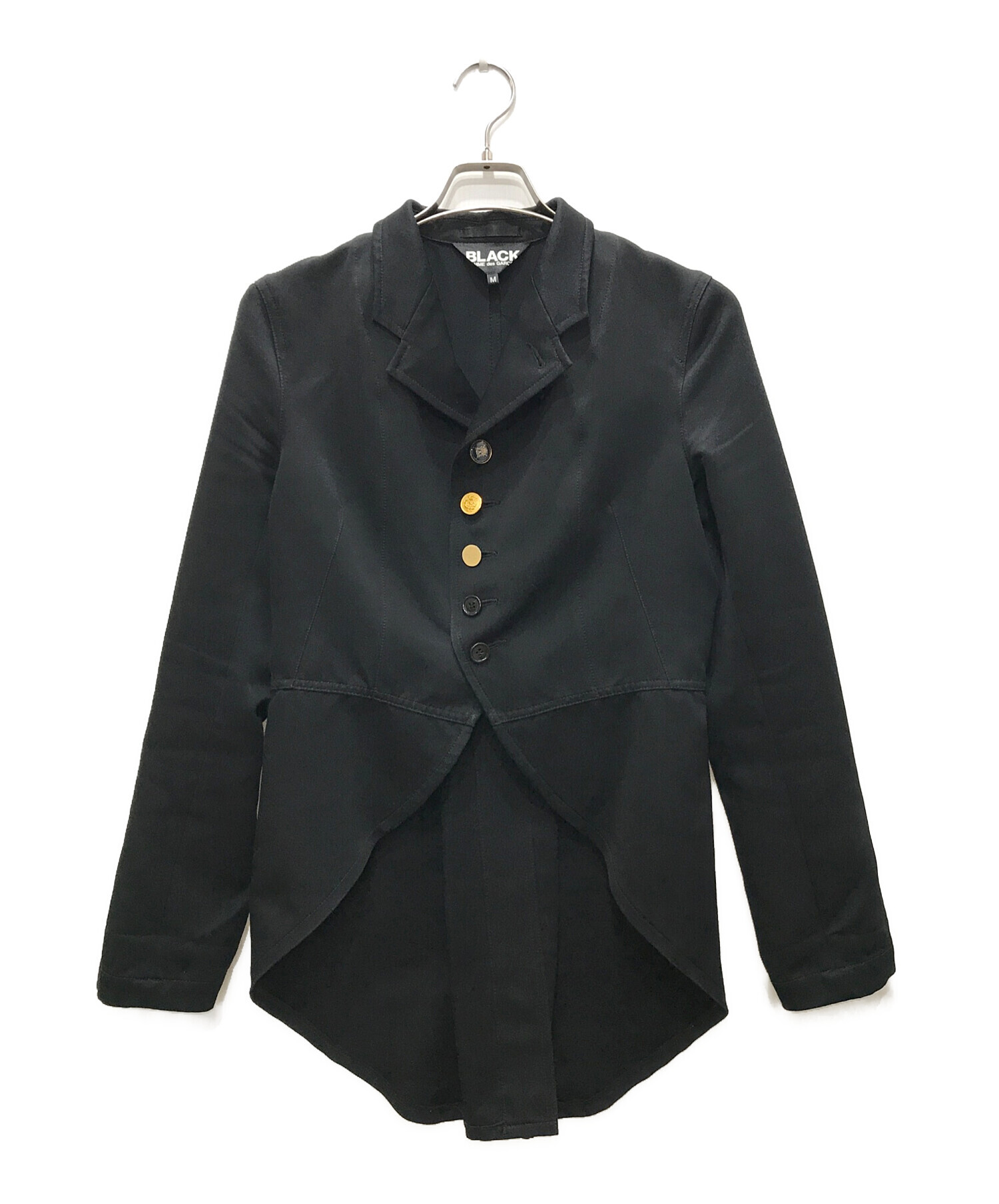 BLACK COMME des GARCONS (ブラック コムデギャルソン) タキシードジャケット ブラック サイズ:M