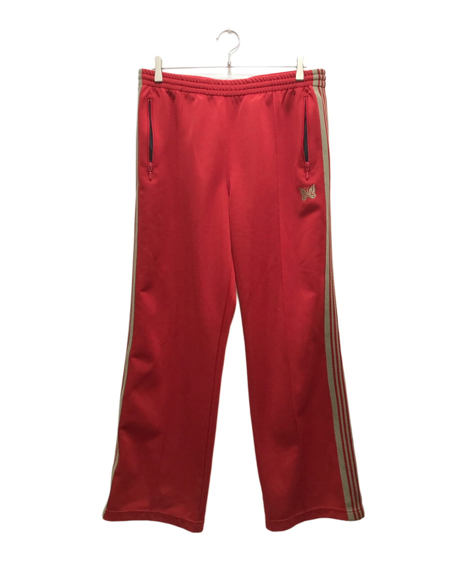 Needles (ニードルズ) トラックパンツ/TRACK PANT POLY SMOOTH レッド サイズ:L